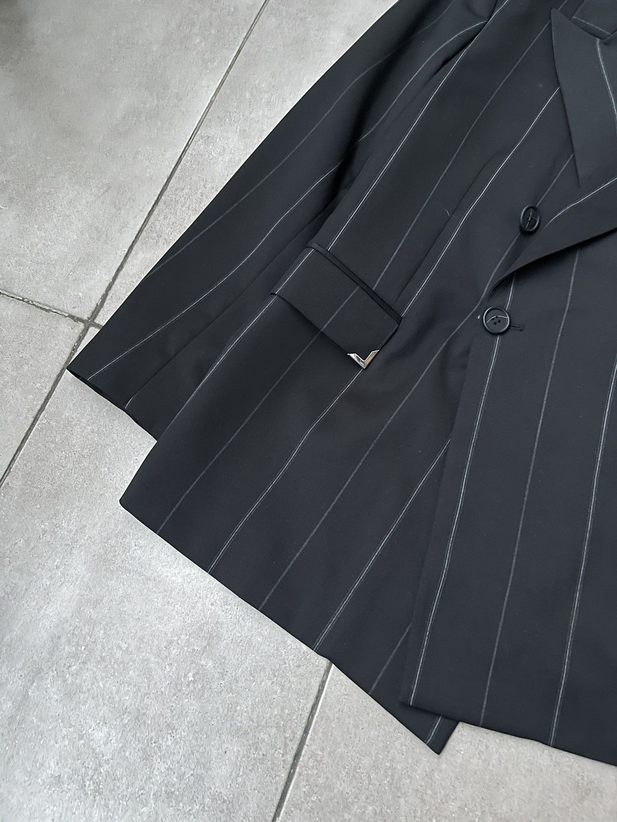 Han Kjobenhavn !DS! AW22 Han Kjobenhavn Boxy Suit Stripped Blazer Size 38R - 10 Thumbnail