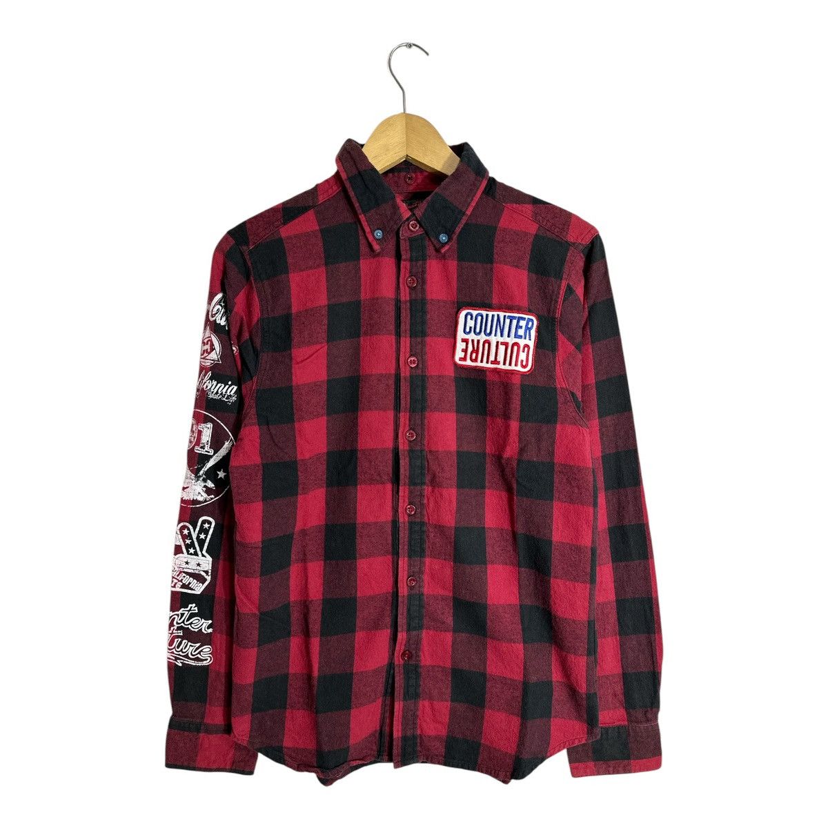 Hysteric Glamour COUNTER CULTURE SHIRT JUNYA WATANABE STYLE PLAID BUTTON Size US M / EU 48-50 / 2 - 1 Thumbnail