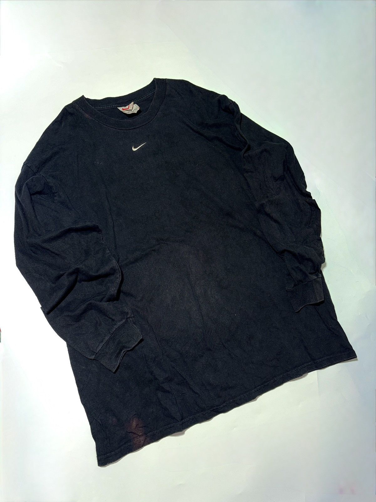 Vintage Vintage nike middle swoosh sweater Size US L / EU 52-54 / 3 - 2 Thumbnail