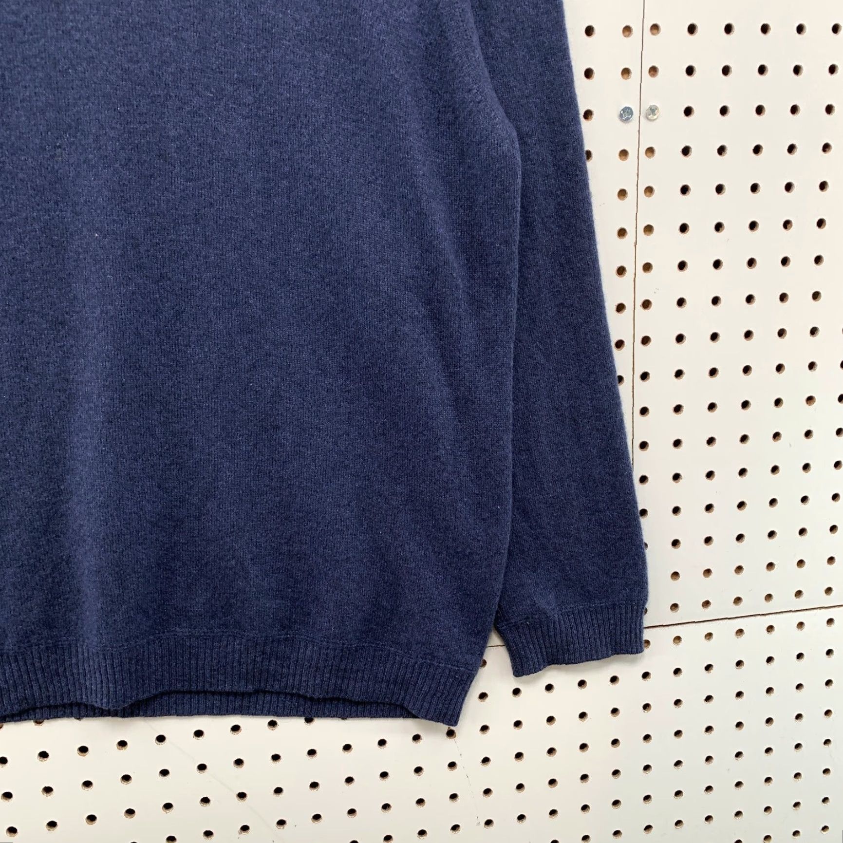 Vintage JWN Sweater Mens Large Blue V-Neck 100% Cashmere Long Sleeve Business Work Size US L / EU 52-54 / 3 - 7 Thumbnail