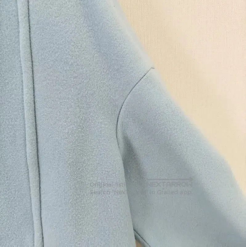 Max Mara MaxMara Light Blue Wool Short Coat . Size M / US 6-8 / IT 42-44 - 4 Thumbnail