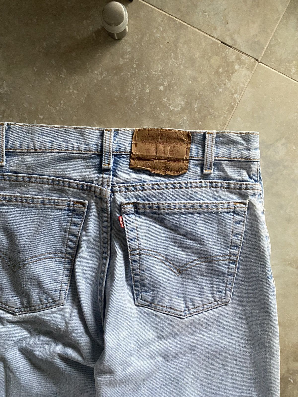 Levi's Vintage Levis 2000s Baggy Jeans Y2K Made in Usa Workwear 550 Size US 32 / EU 48 - 10 Thumbnail