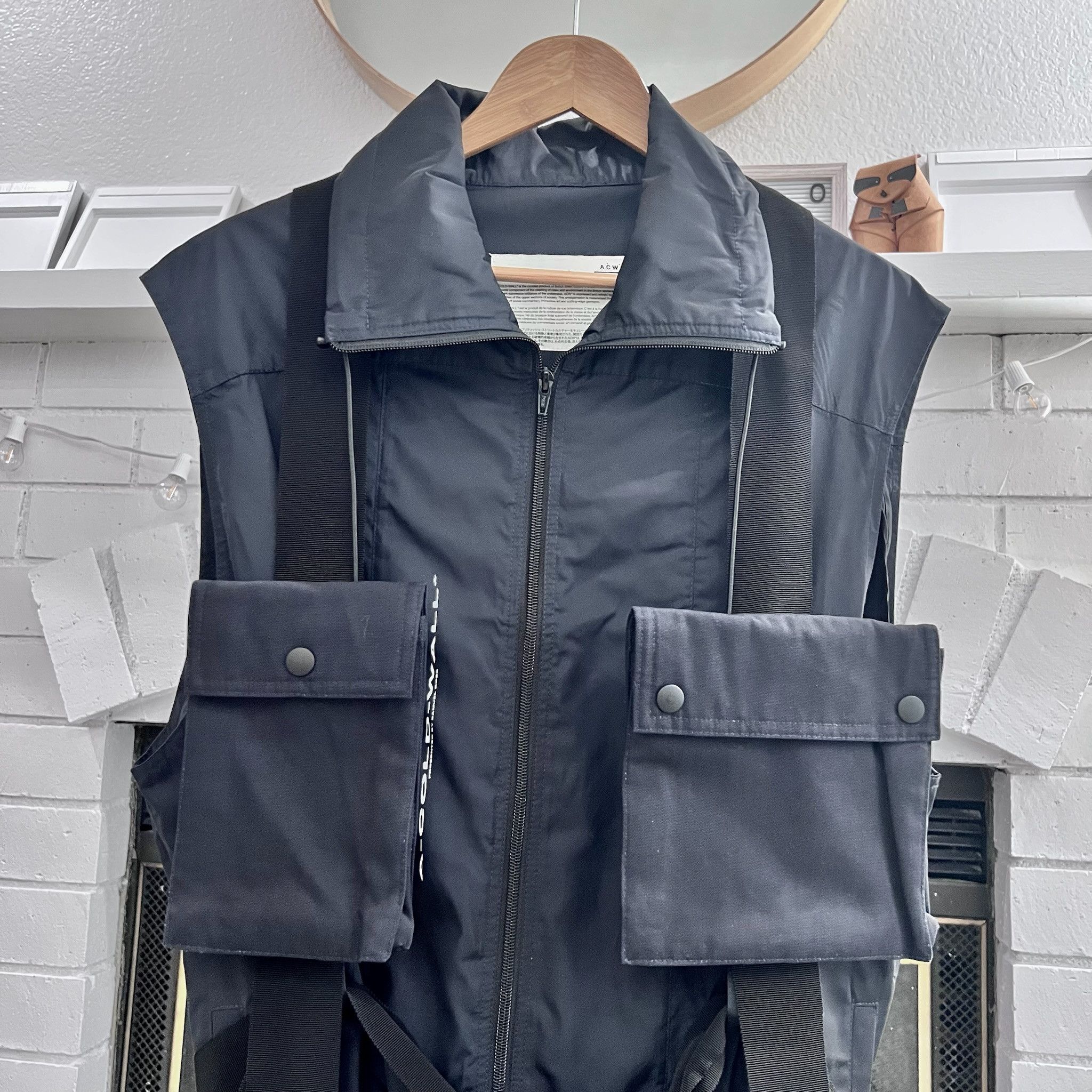 A-COLD-WALL* A-Cold-Wall* Collared Utility Vest Multiple Pockets Size US M / EU 48-50 / 2 - 2 Thumbnail