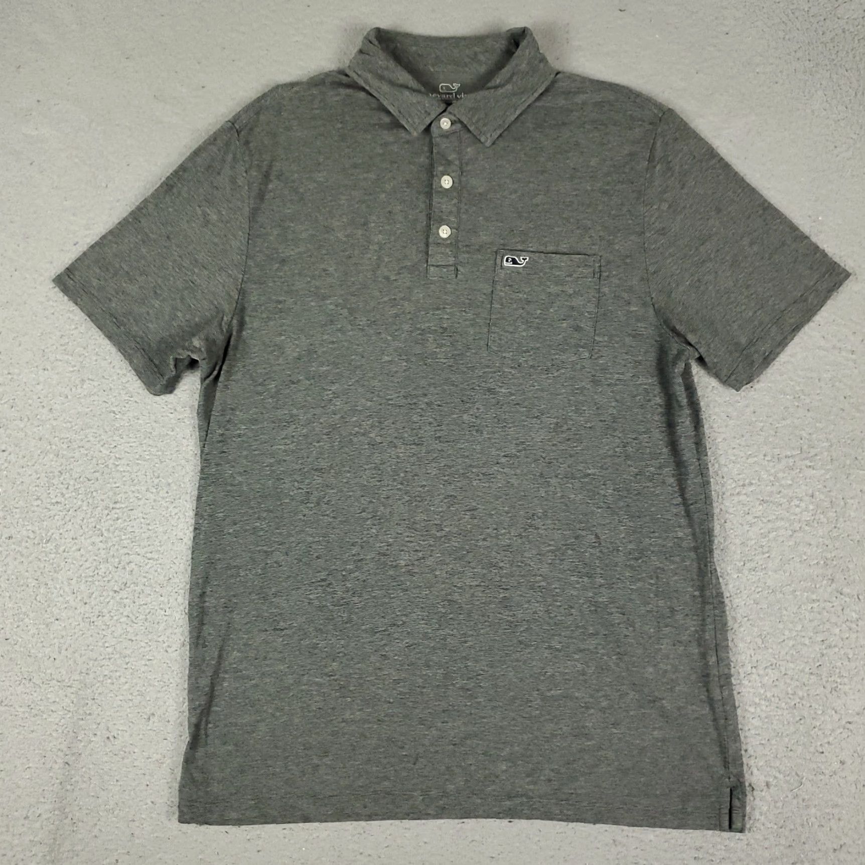 Vineyard Vines Vineyard Vines Polo Shirt Mens Small Gray Cotton Short Sleeve Size US S / EU 44-46 / 1 - 2 Thumbnail