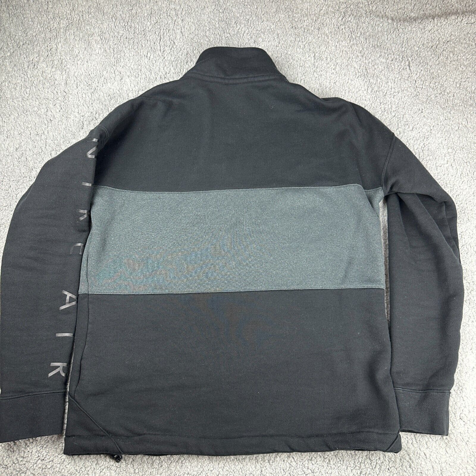 Nike Nike Air 1/2 Zip Pullover Fleece Sweatshirt Spellout Logo Size US M / EU 48-50 / 2 - 7 Thumbnail