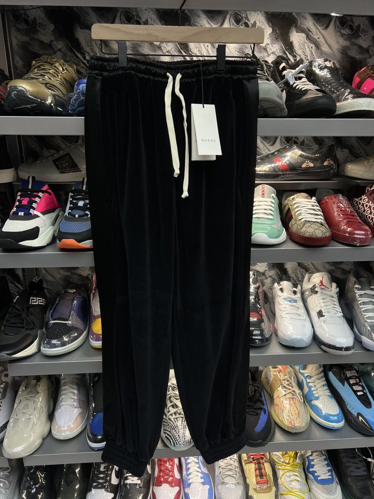 Gucci Gucci Velour Black Sweatsuit Set Size US M / EU 48-50 / 2 - 19 Thumbnail