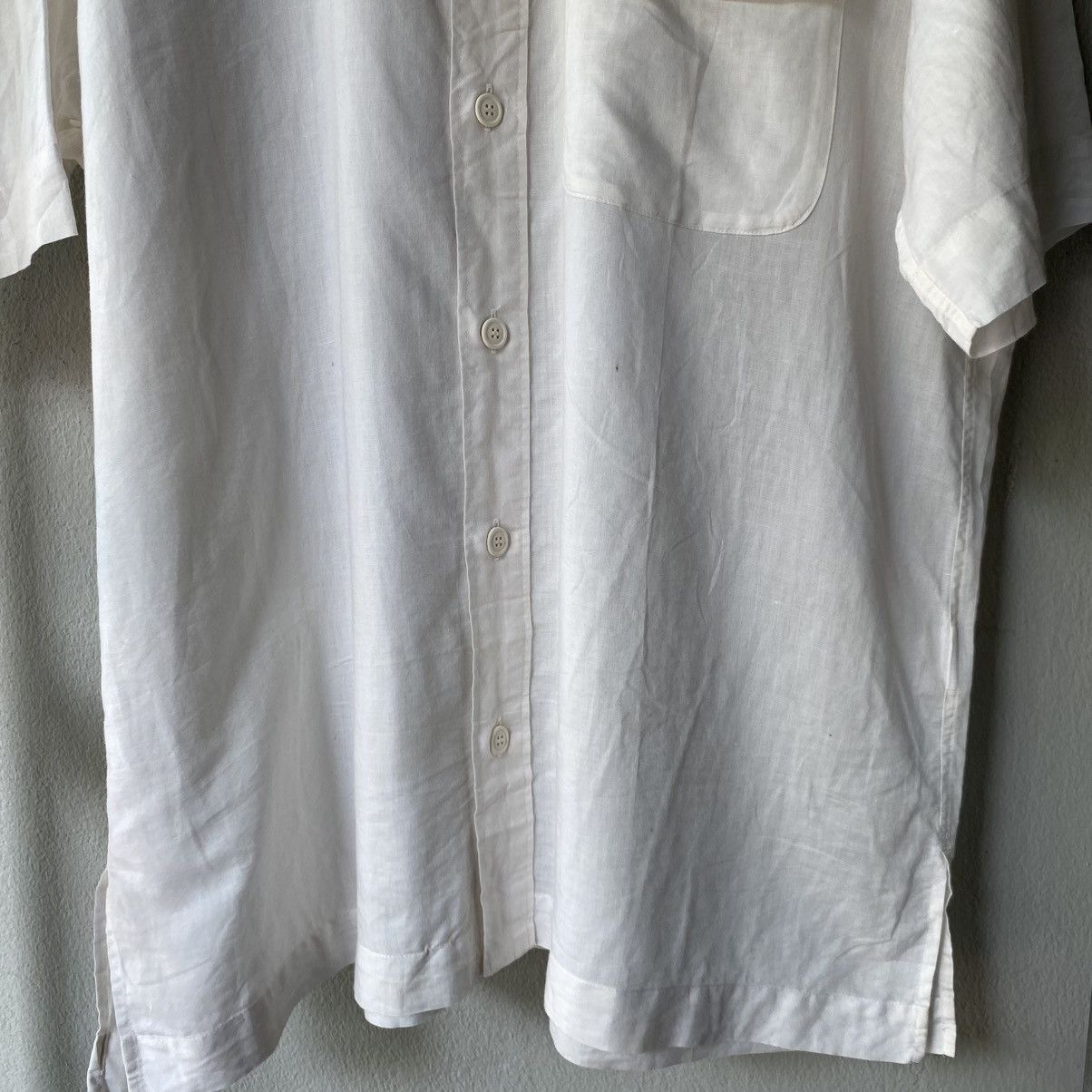 Issey Miyake Issey Miyake mandarin white shirt Size US XL / EU 56 / 4 - 4 Thumbnail
