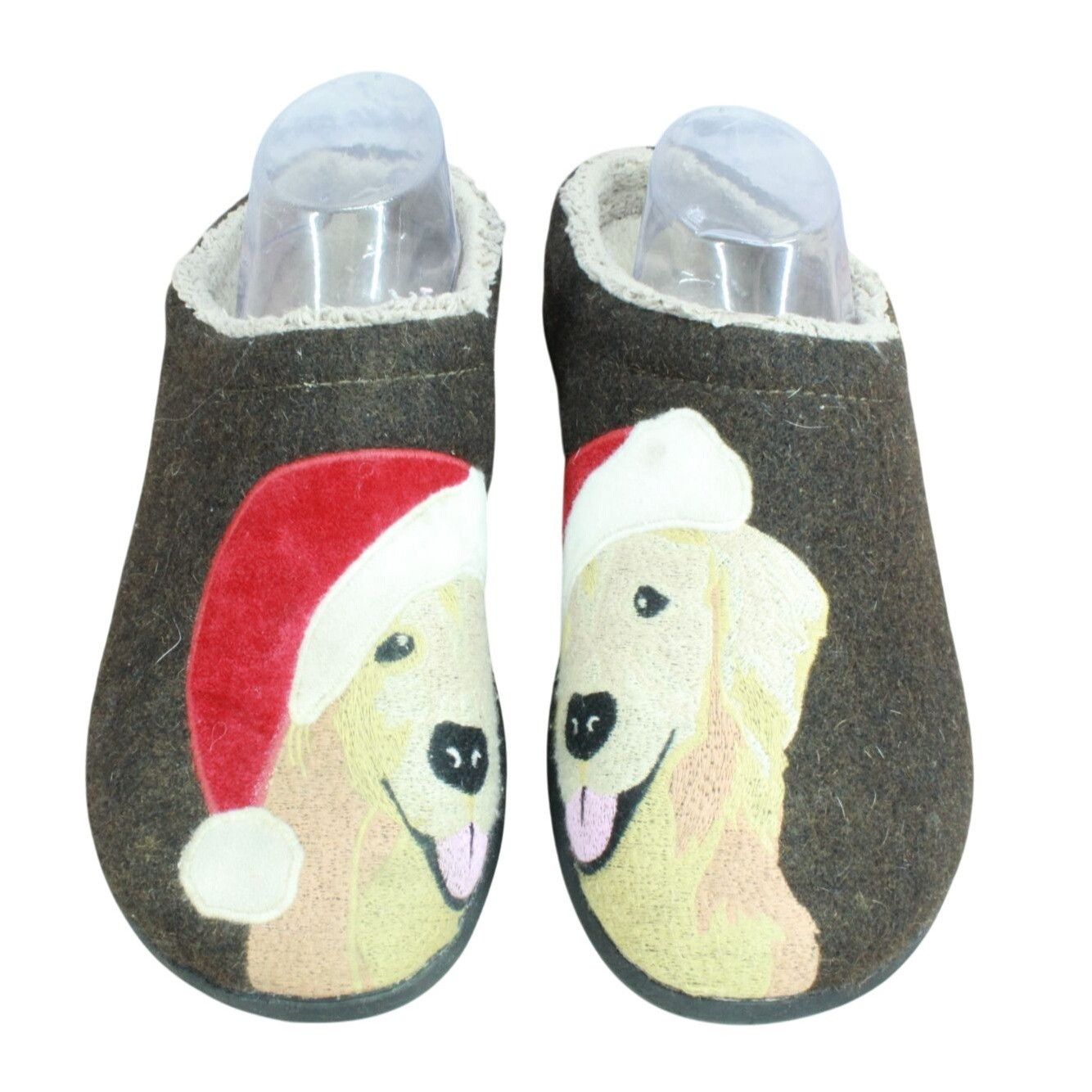 L.L. Bean LL Bean Women's Brown Retriever Santa Hat Daybreak Scuffs Size US 10 / IT 40 - 1 Thumbnail