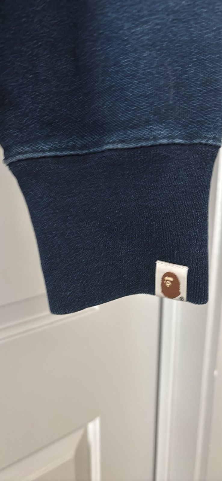 Bape BAPE (A Bathing Ape) Busyworks Navy Denim Crewneck Size US M / EU 48-50 / 2 - 5 Thumbnail