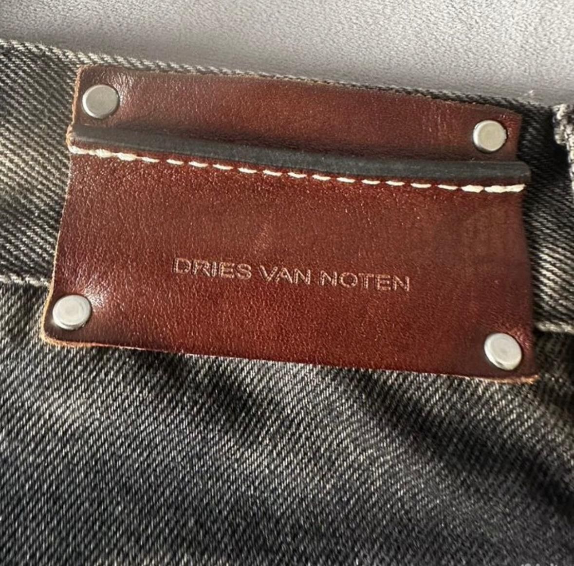 Dries Van Noten Dries Van Noten Bleached/Tie-Dye Denim Jeans | Black/Natural Size US 32 / EU 48 - 3 Thumbnail
