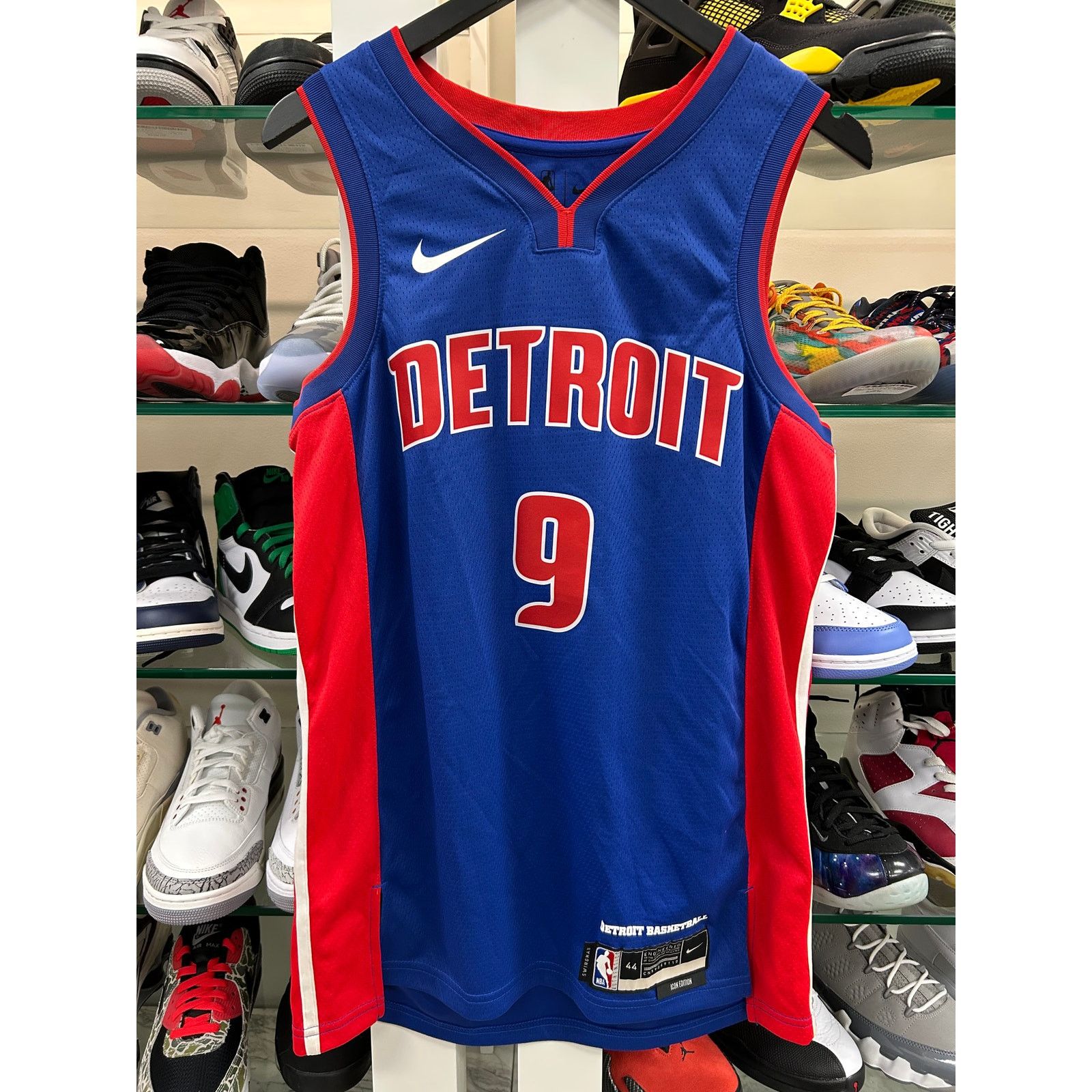 Nike Detroit Pistons NBA jersey 9 grant size 44 Medium M B12 Size US M / EU 48-50 / 2 - 1 Thumbnail