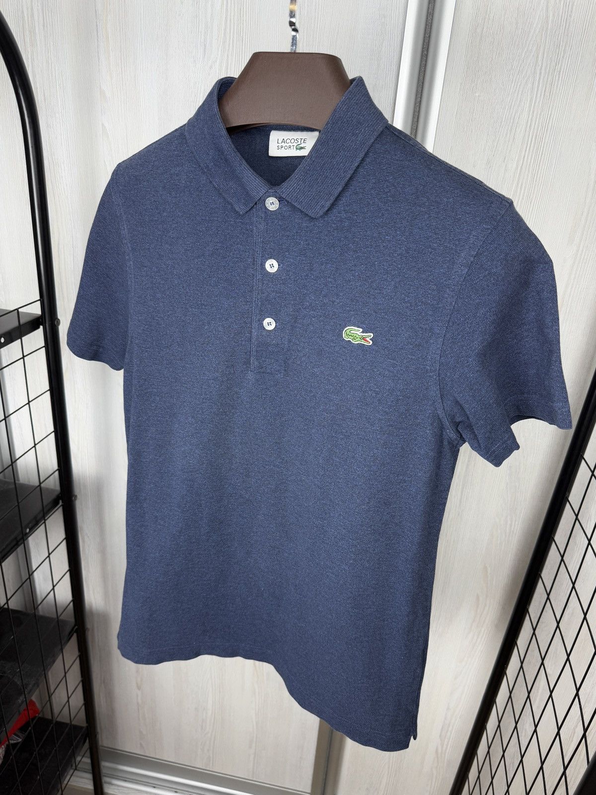 Lacoste Lacoste Sport blue basic polo shirt size S Size US S / EU 44-46 / 1 - 7 Thumbnail