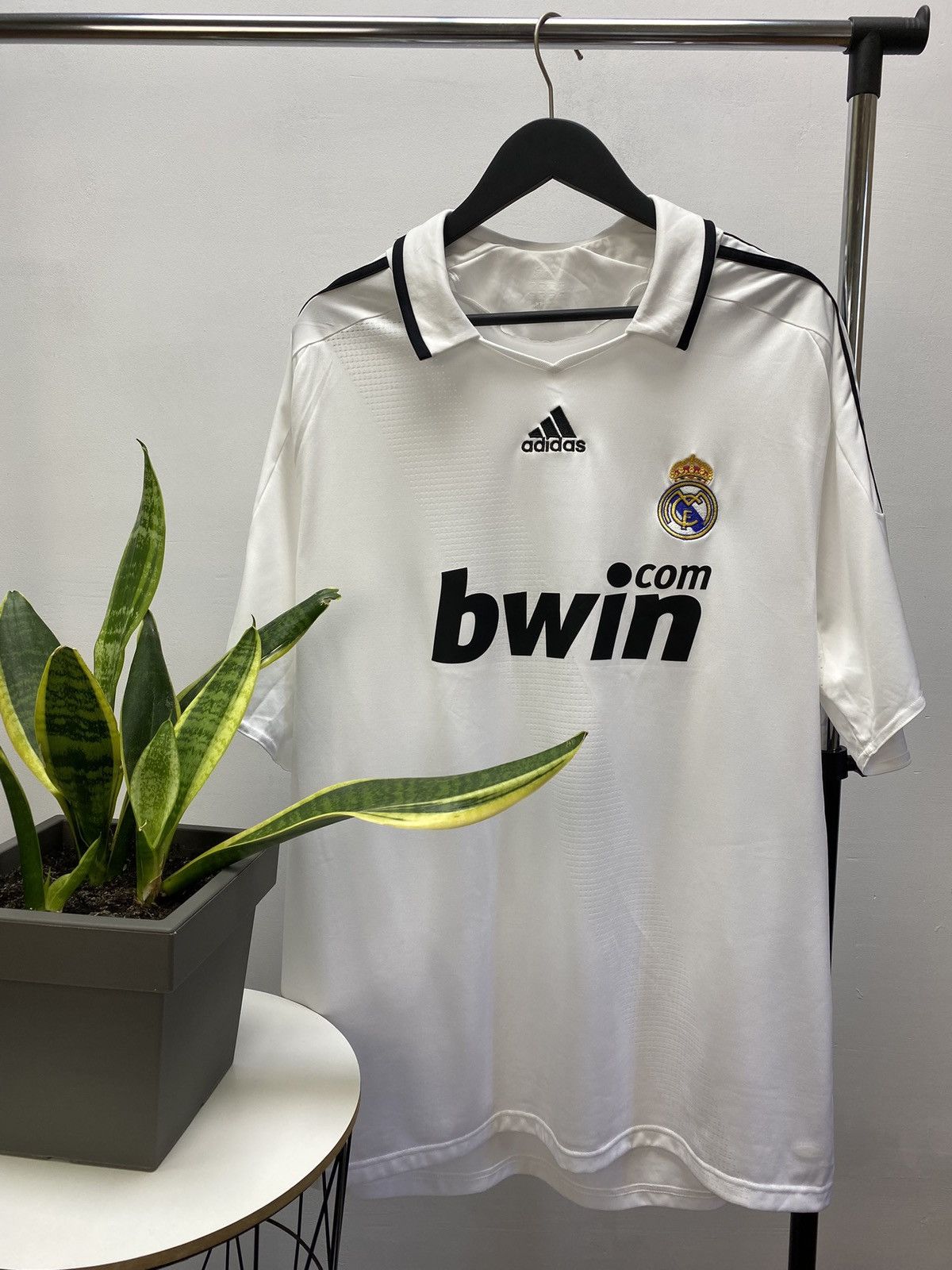 Adidas Real Madrid 2008 2009 Home Soccer Jersey Football Shirt Size US XXL / EU 58 / 5 - 1 Thumbnail