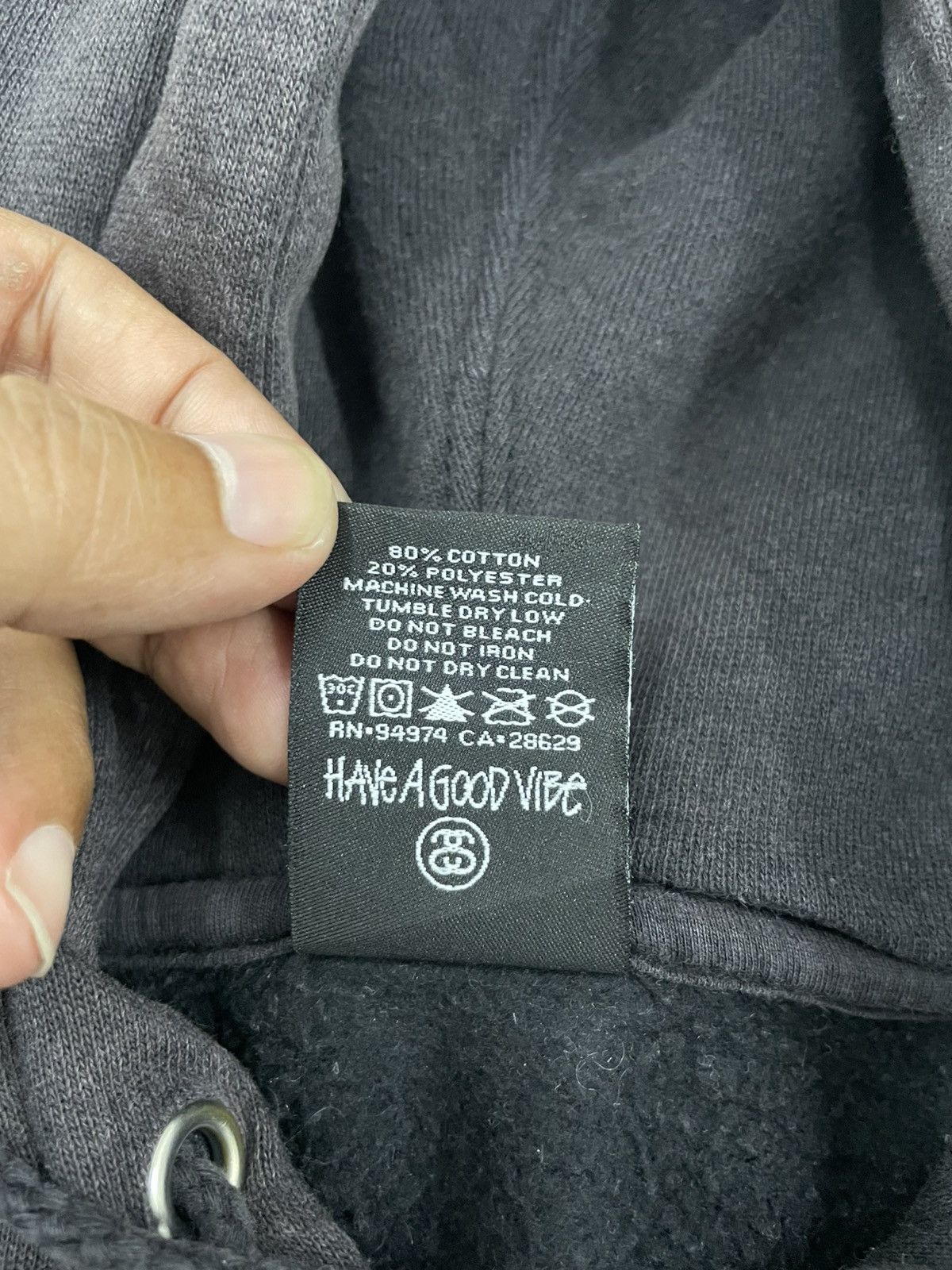 Stussy Vintage Sunfaded Stussy Crown Hoodie Size US S / EU 44-46 / 1 - 14 Thumbnail