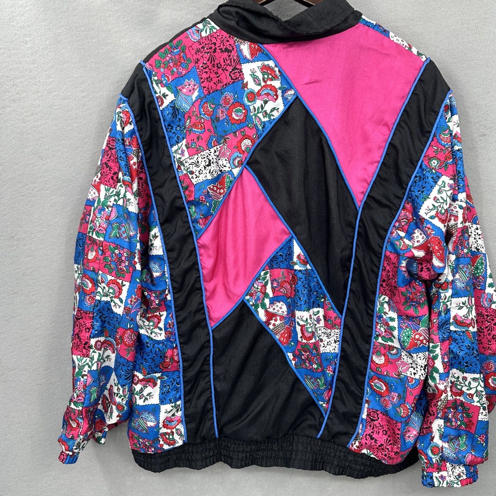 Vintage VINTAGE Westbound Sport Jacket Women M Floral Black Windbreaker 80s Retro Casual Lightweight Lined Nylon Softshell Handcrafted? Size M / US 6-8 / IT 42-44 - 5 Thumbnail