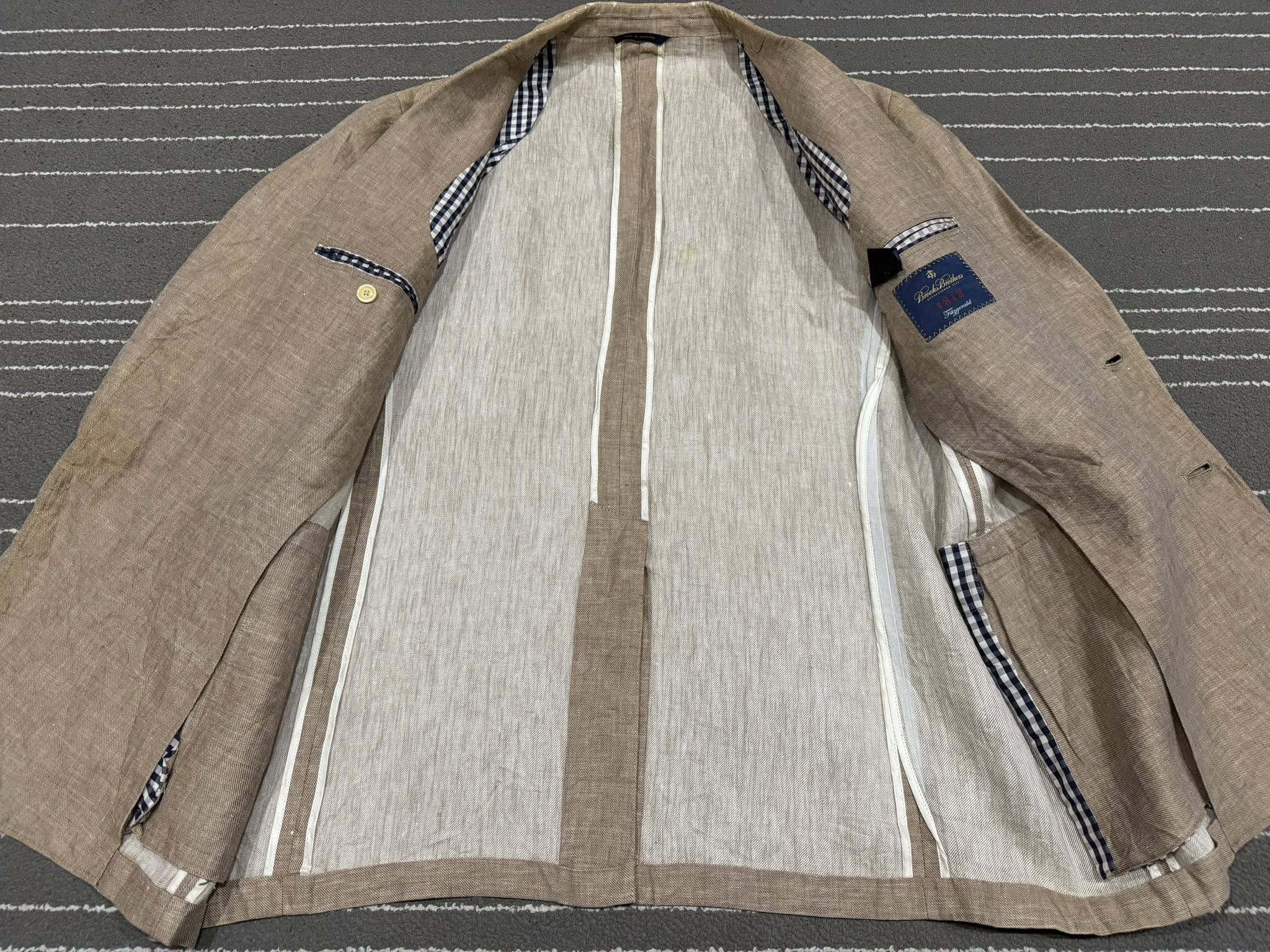 Brooks Brothers Brooks Brothers 1818 fitzgerald blazer L 8126 Size 46R - 5 Thumbnail