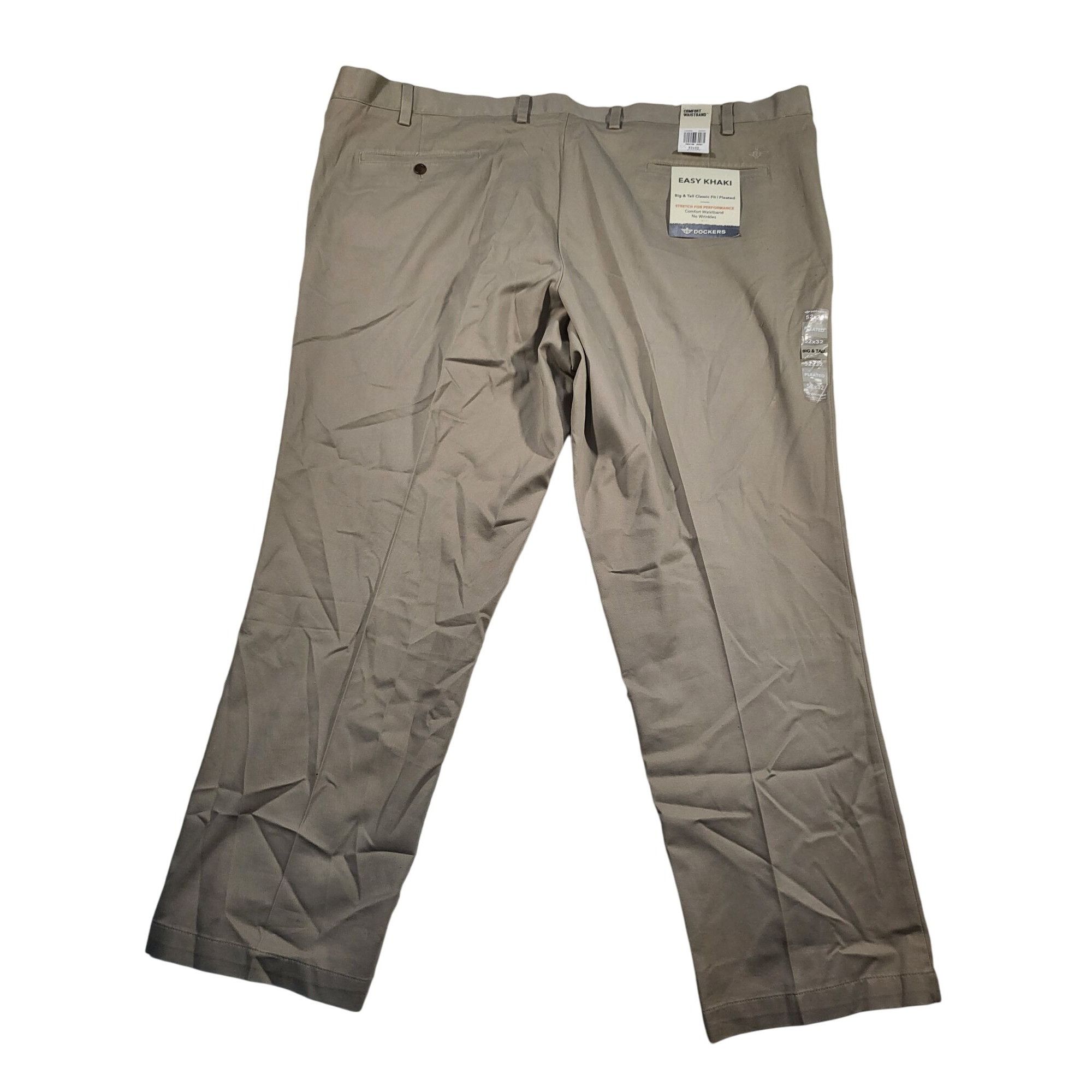 Dockers Dockers Easy Khaki Pants Men Sz 52X32 Comfort Waistband Wrin Size US 44 / EU 60 - 8 Thumbnail