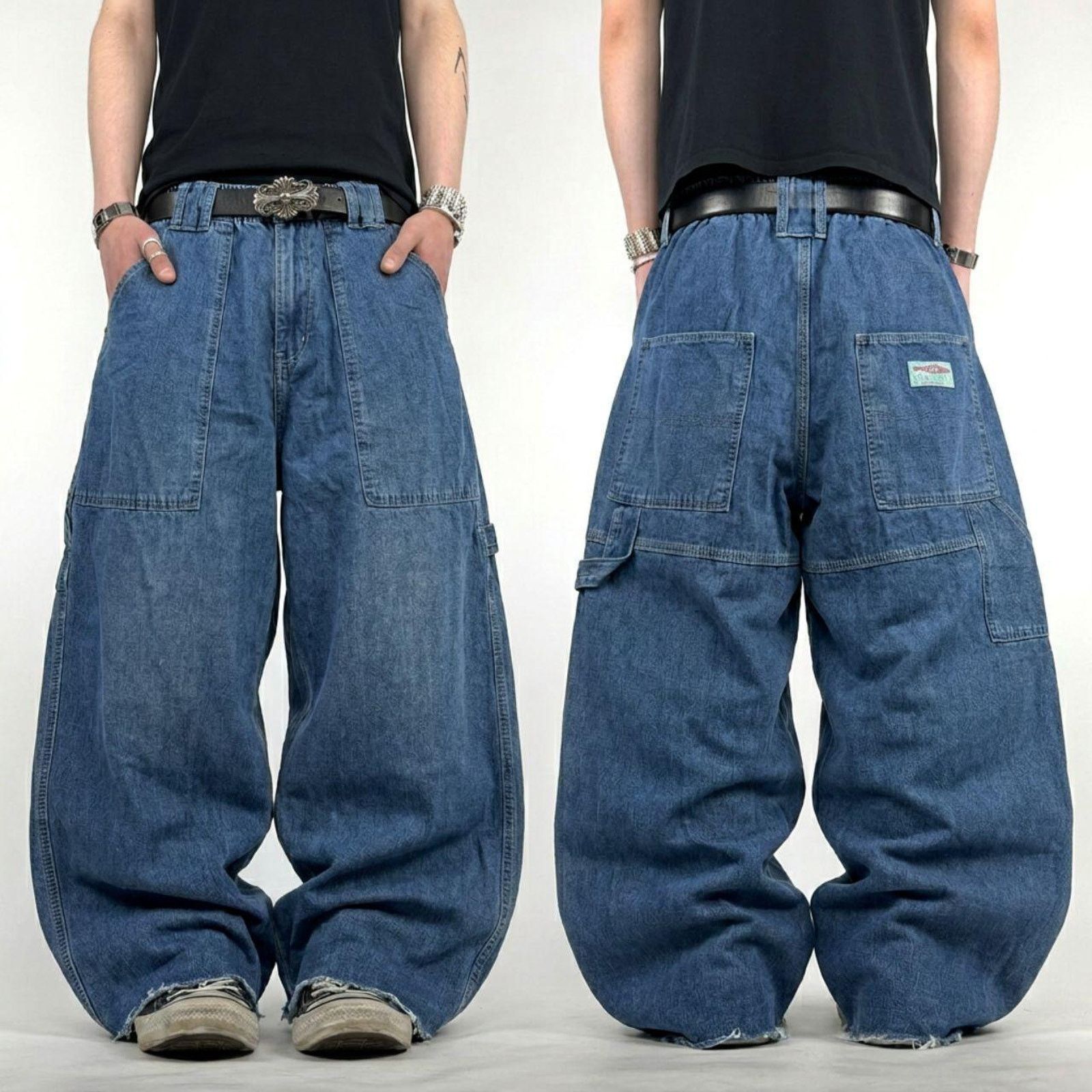 パンツ Hysteric Glamour bootcut 00s archive 2000s Hysteric Glamour Flared Bootcut Studded Pocket Denim – Alex