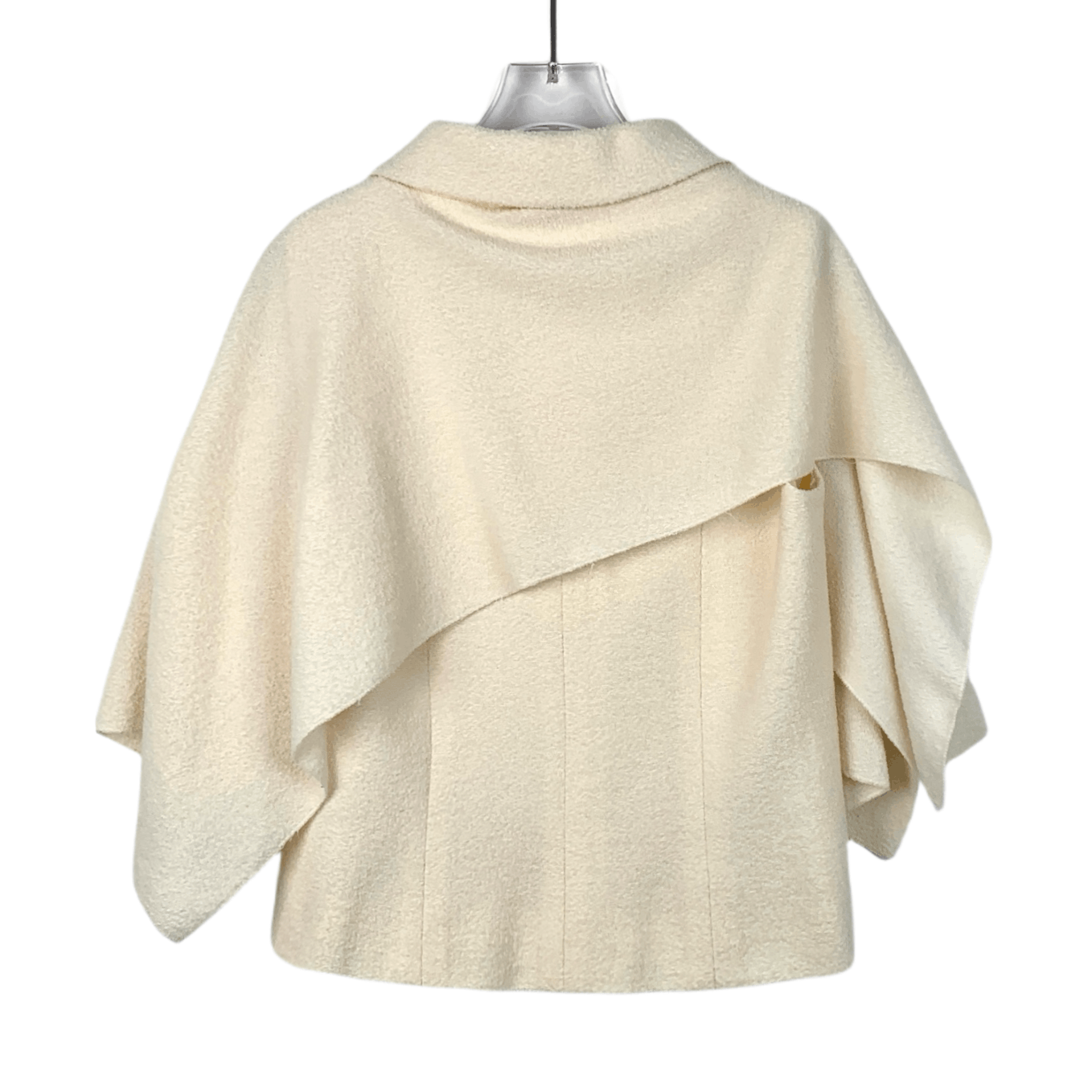 Chanel Chanel Beige Wool Cape with Double C Logo Buttons (Size XS) Size XS / US 0-2 / IT 36-38 - 8 Thumbnail