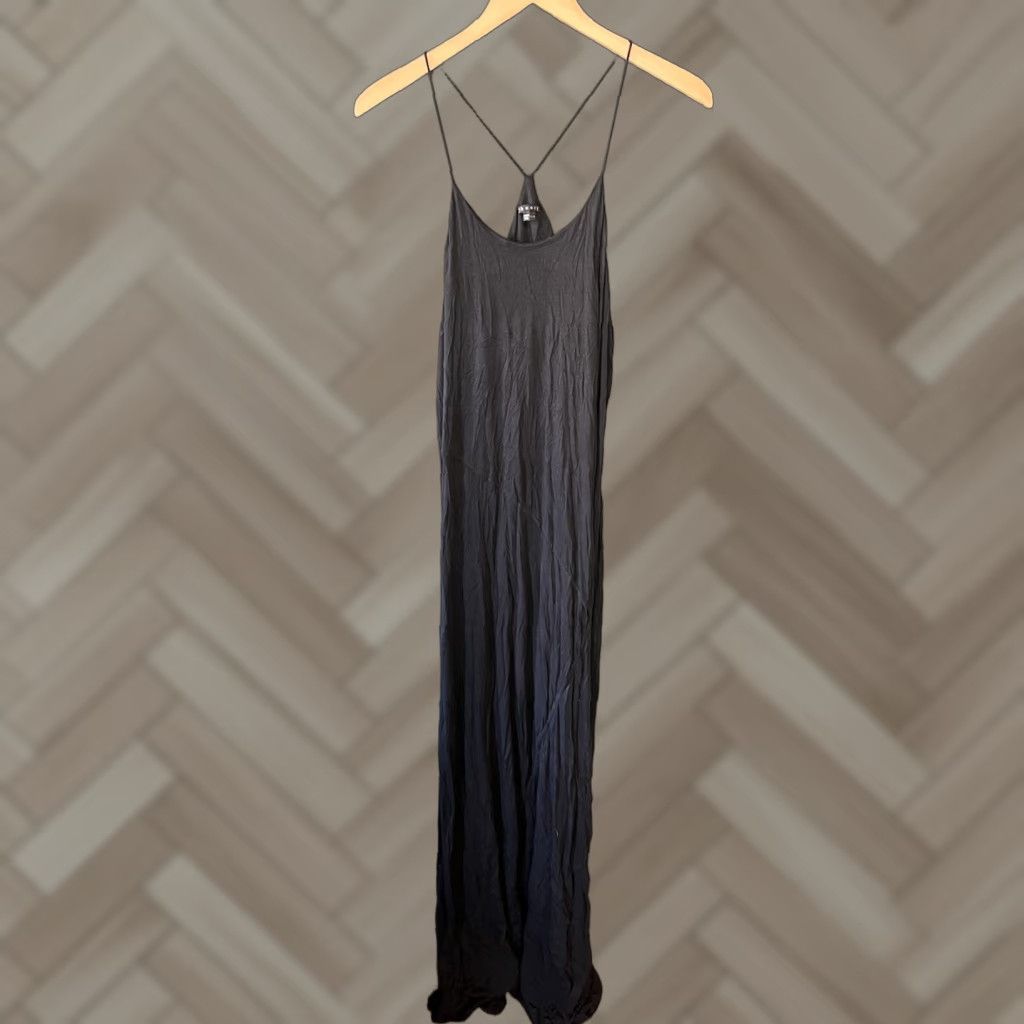 Theory Theory Womens Black Sleeveless Long Dress Maxi Dress Size L Size L / US 10 / IT 46 - 1 Thumbnail