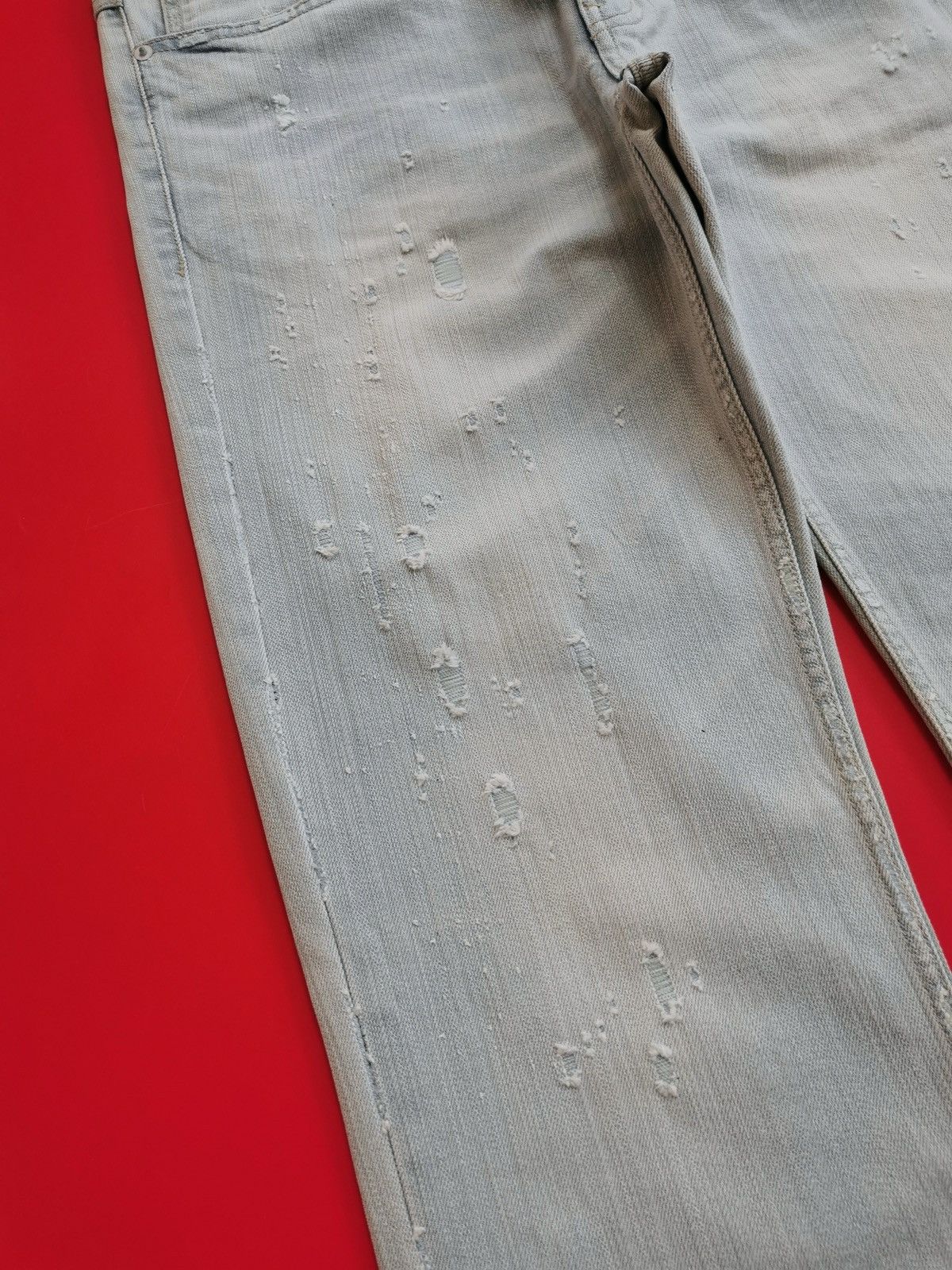 Japanese Brand Bluenotchjeans Nevermind Denim ERD Grunge Size US 34 / EU 50 - 3 Thumbnail