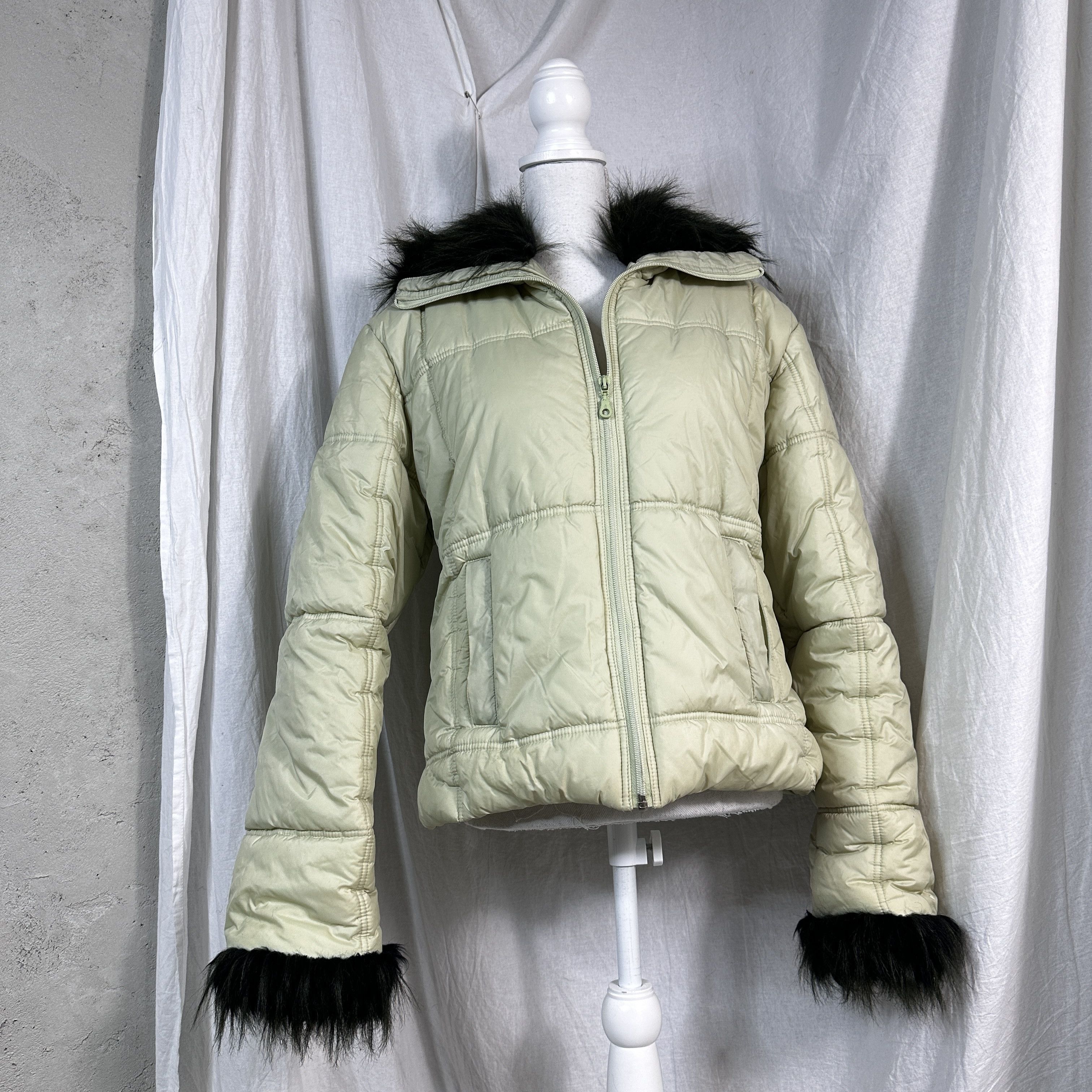 Vintage Vintage Y2K Fur Jacket Size M / US 6-8 / IT 42-44 - 3 Thumbnail