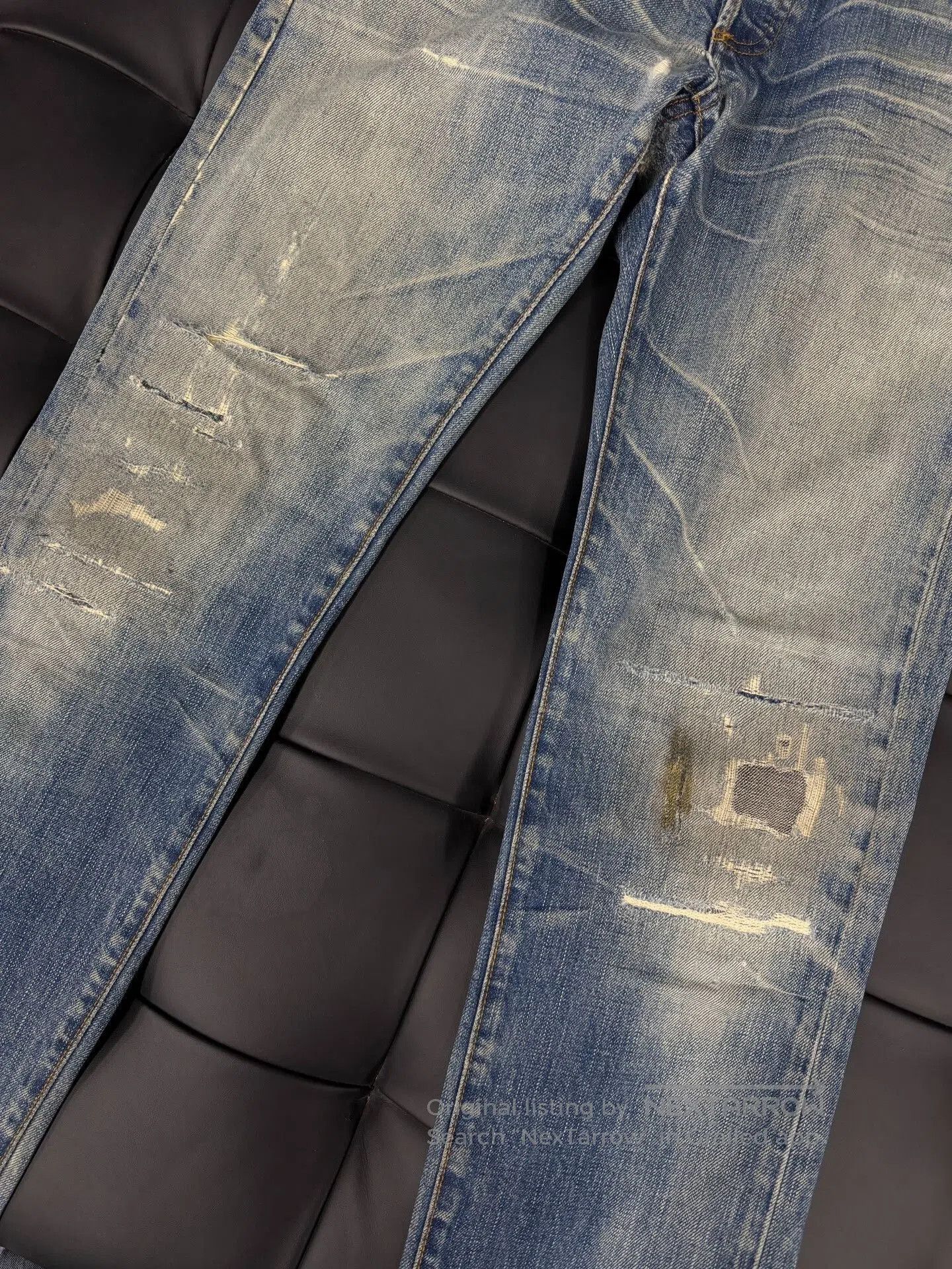 Dior Dior Cat Scratch Distressed Denim Jeans. Size US 31 - 5 Thumbnail