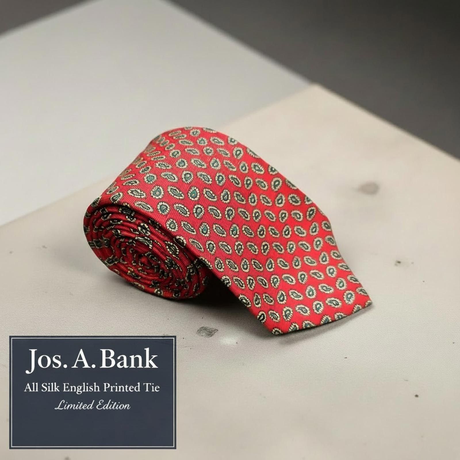 Jos. A. Bank Jos. A. Bank Limited Edition All Silk English Printed Tie Size ONE SIZE - 1 Thumbnail