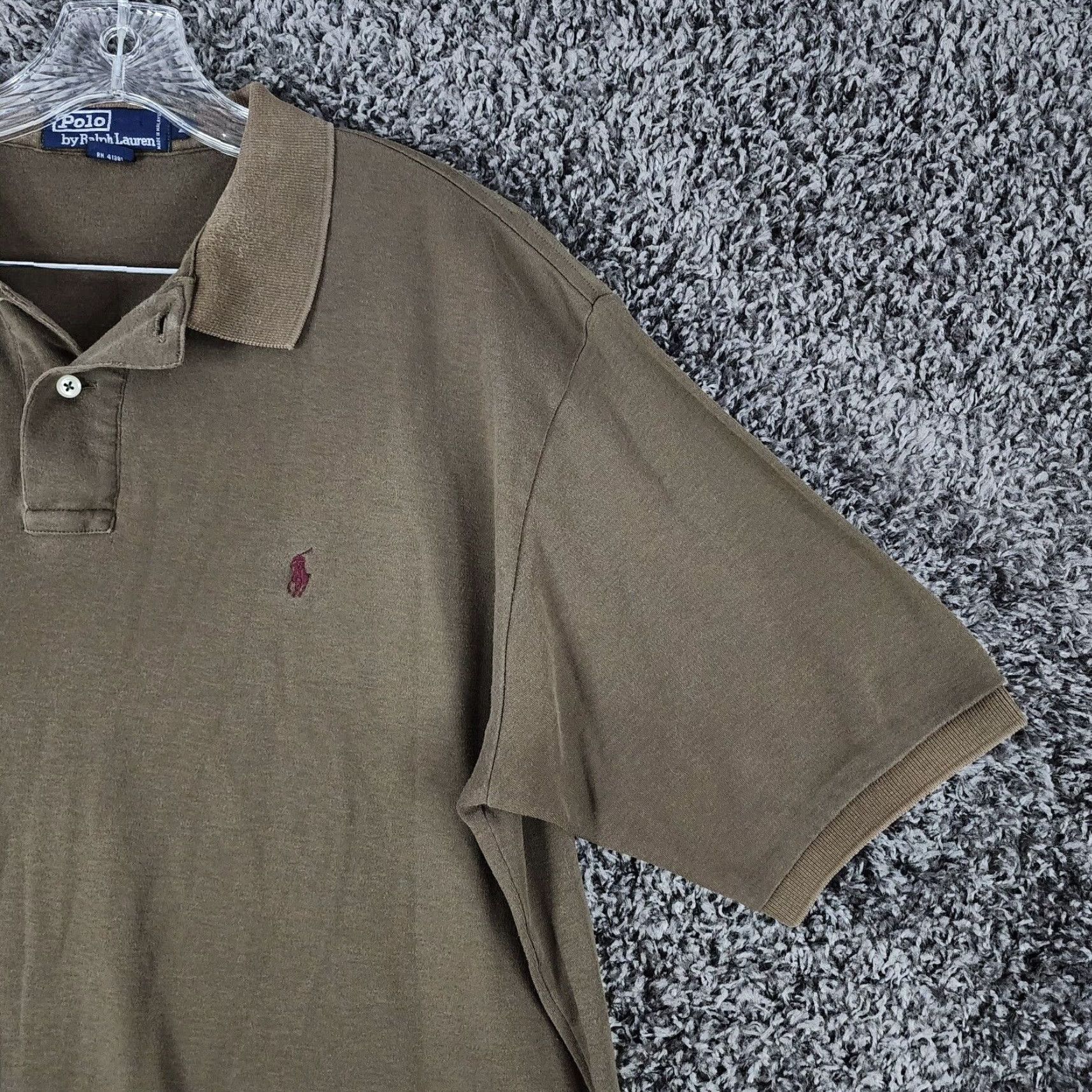 Polo Ralph Lauren Polo Ralph Lauren Polo Mens Green Short Sleeve 100% Cotton Size Large Size US L / EU 52-54 / 3 - 3 Thumbnail