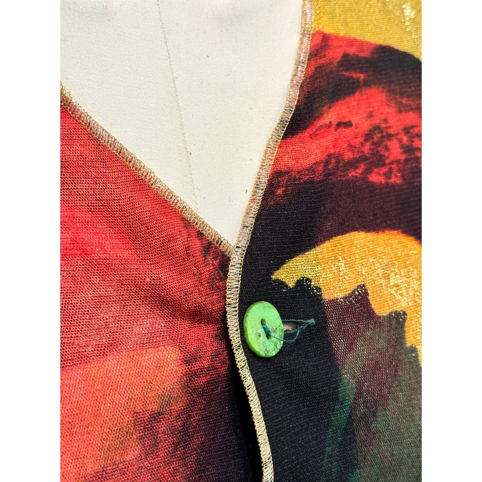 Jean Paul Gaultier S/S1996 Jean Paul Gaultier flamingo mesh vest Size S / US 4 / IT 40 - 5 Thumbnail