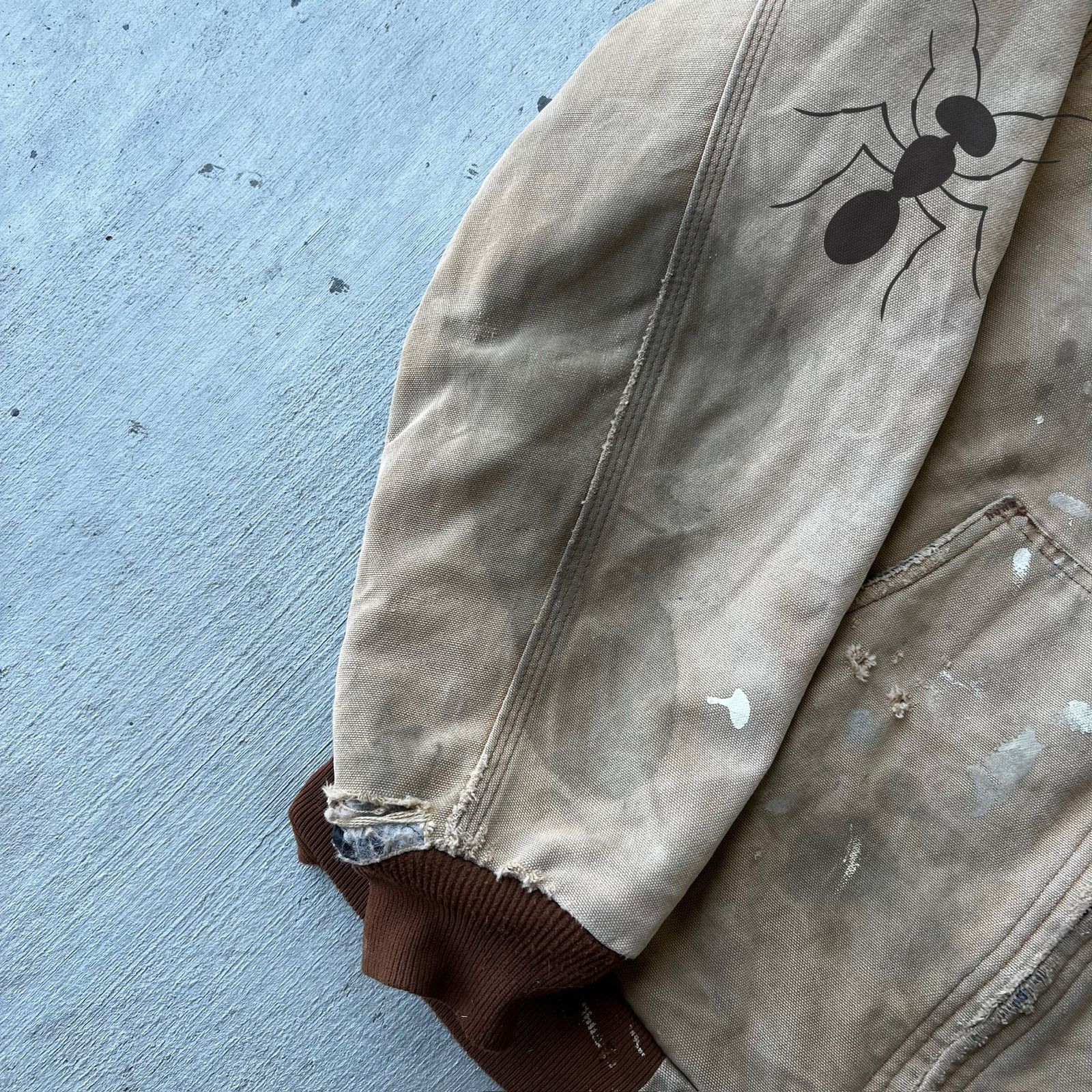 Carhartt × Vintage Carhartt J158 BRN brown hooded work wear jacket Size US L / EU 52-54 / 3 - 11 Thumbnail