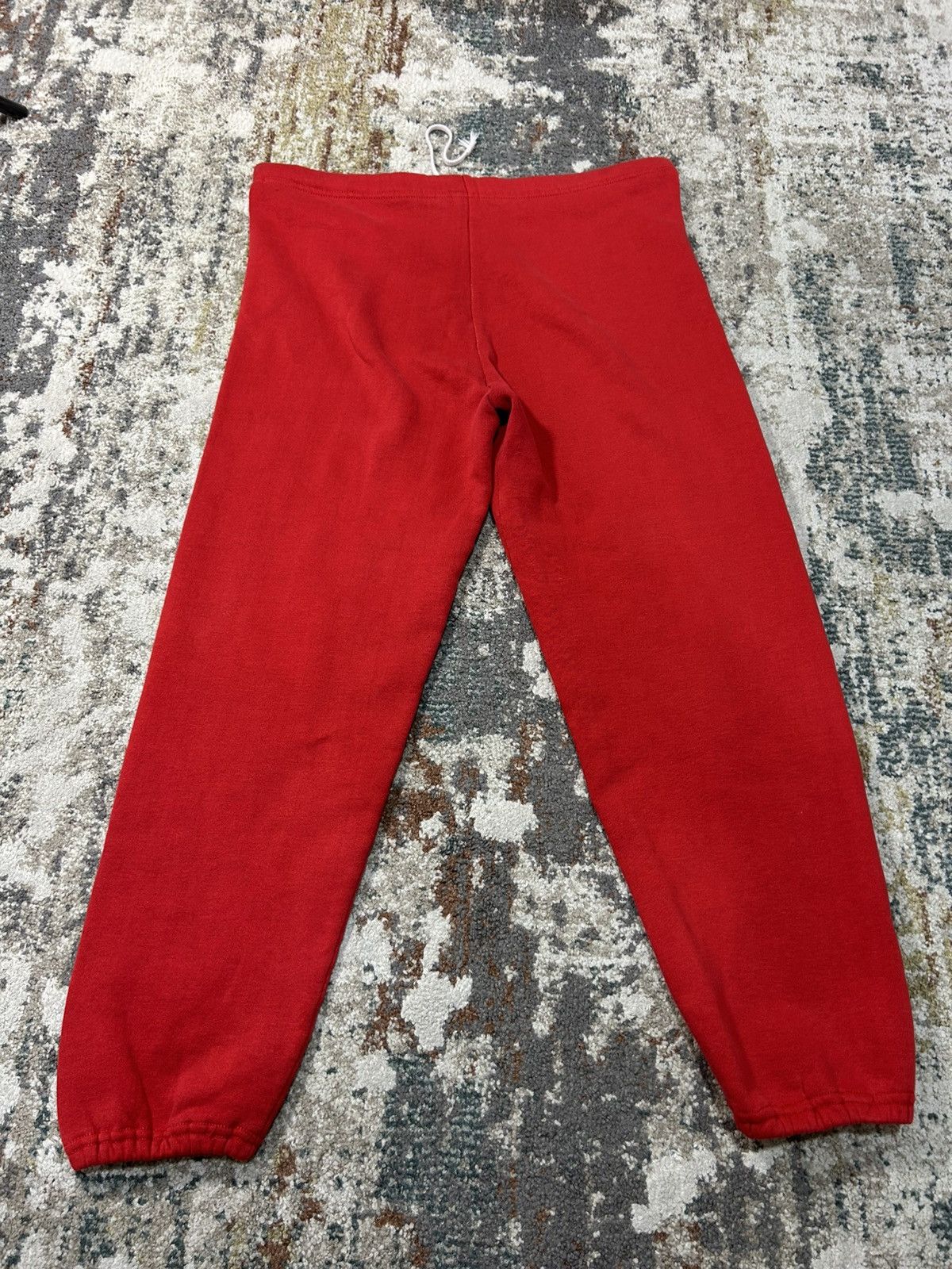 Vintage 1970s Russell Athletics Gold-Tag Red Cuffed Sweatpants Size US 34 / EU 50 - 8 Thumbnail