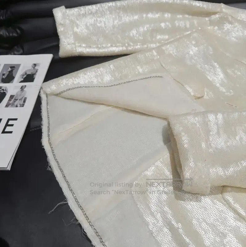 Chanel Chanel M Size Spring Jacket in Off-White . Size M / US 6-8 / IT 42-44 - 6 Thumbnail