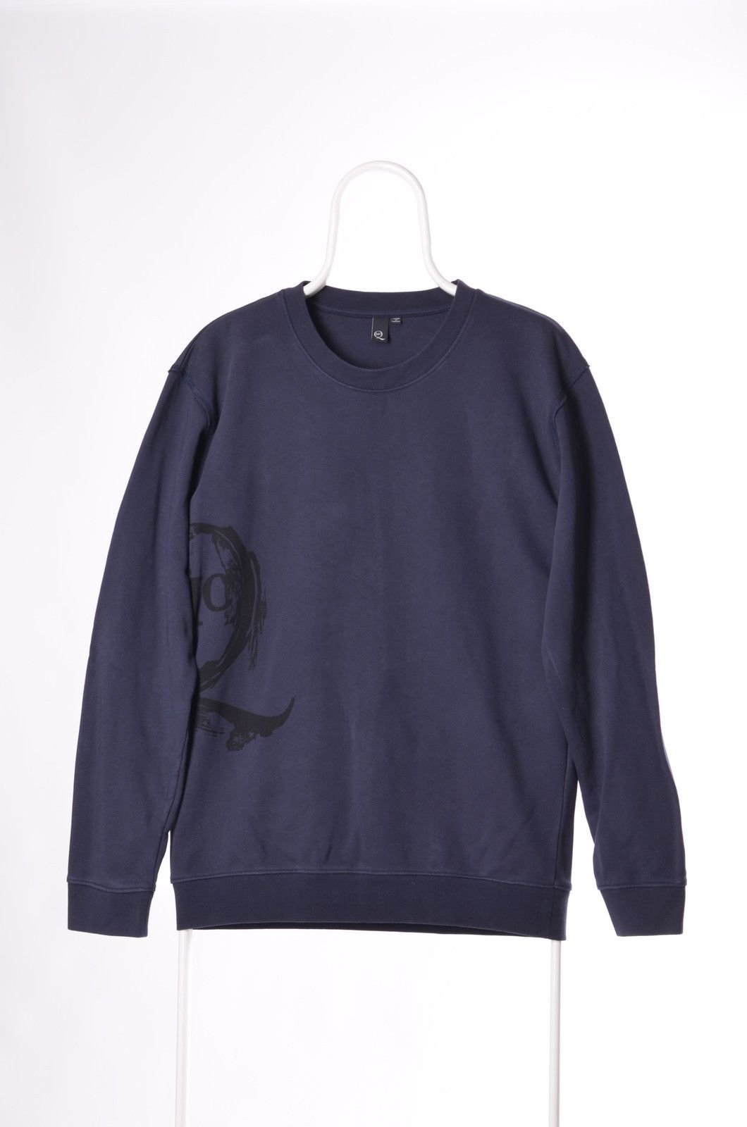 Alexander McQueen Alexander McQueen MCQ Dark Blue Crewneck Logo Size US L / EU 52-54 / 3 - 1 Thumbnail