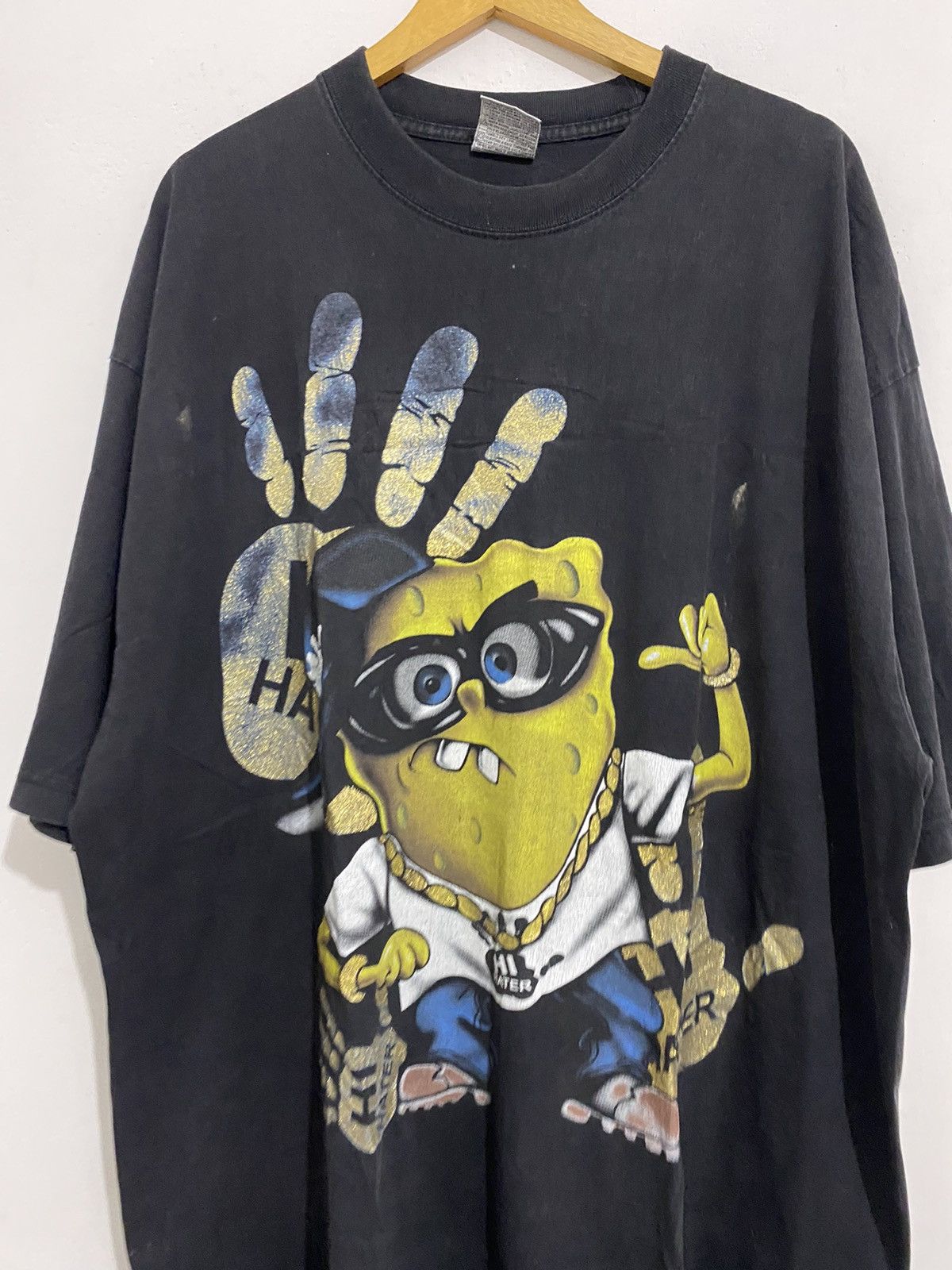 Cartoon Network 🖤BLACFRIDAY🖤Spongsbob Hi Hater Bootleg Raptee Style Size US XXL / EU 58 / 5 - 3 Thumbnail