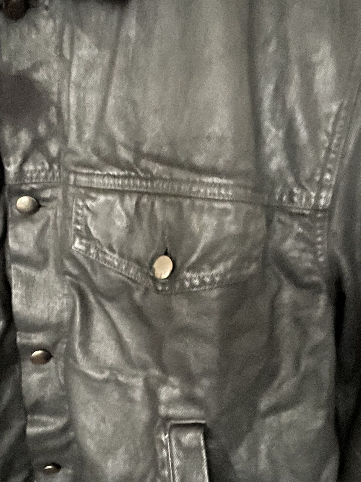 Ann Demeulemeester Ann Demeulemeester waxed denim trucker jacket Size US M / EU 48-50 / 2 - 6 Thumbnail