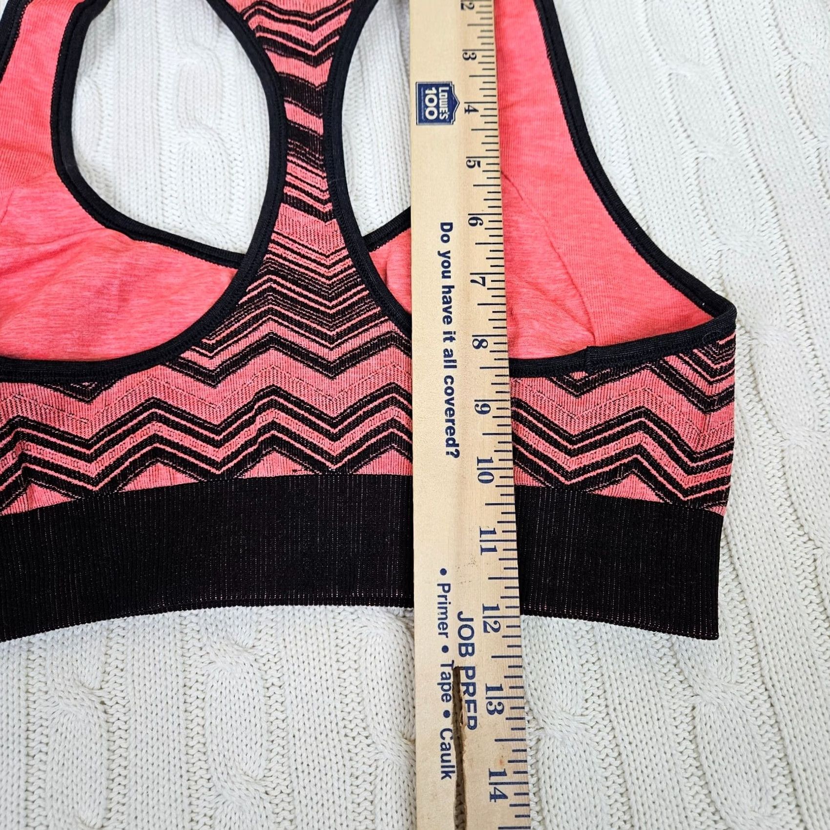Lululemon Lululemon Women's Ebb & Flow Racerback Sports Bra Size 4 Multicolor Logo Adjustable Wireless Nylon Polyester Spandex Activewear Sports Bra Girls/Women Size ONE SIZE - 4 Thumbnail