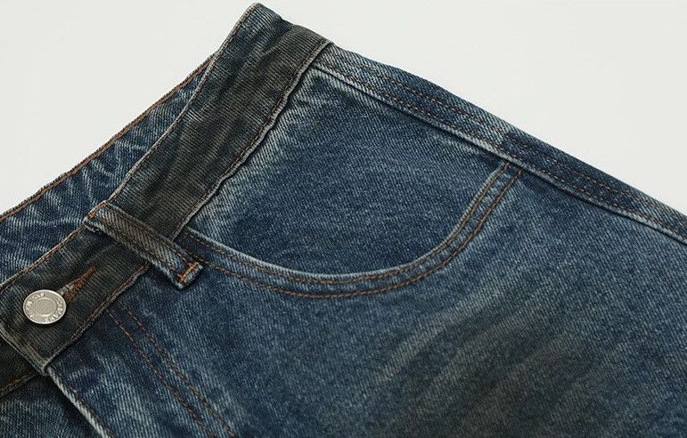Japanese Brand × Vintage Outdoor retro faded dirty pleated cargo jeans pants Size US 30 / EU 46 - 7 Thumbnail