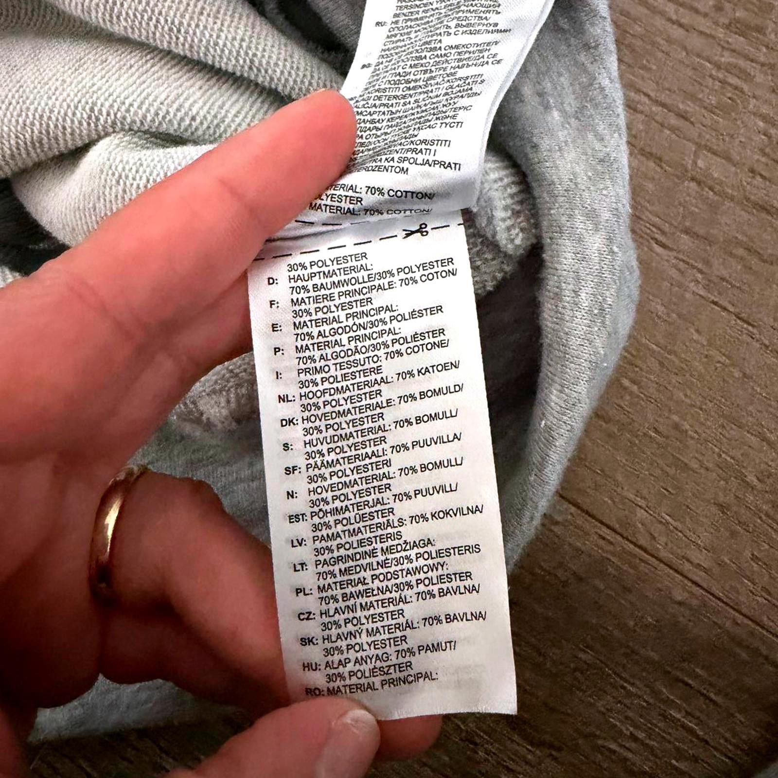 Adidas Adidas Sweatshirt Women's Medium Gray Pullover Funnel Neck Size S / US 4 / IT 40 - 8 Thumbnail