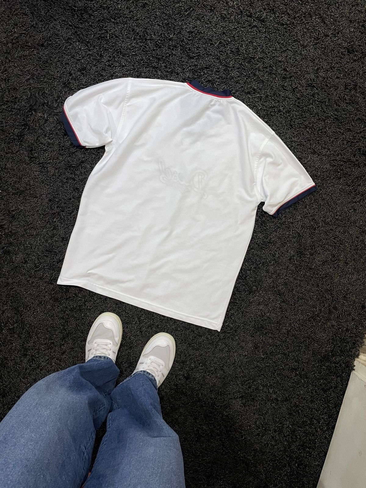 Diesel 🔥VINTAGE DIESEL DENIM BIG LOGO RAP TEE SHIRT JERSEY Y2K🔥 Size US L / EU 52-54 / 3 - 4 Thumbnail