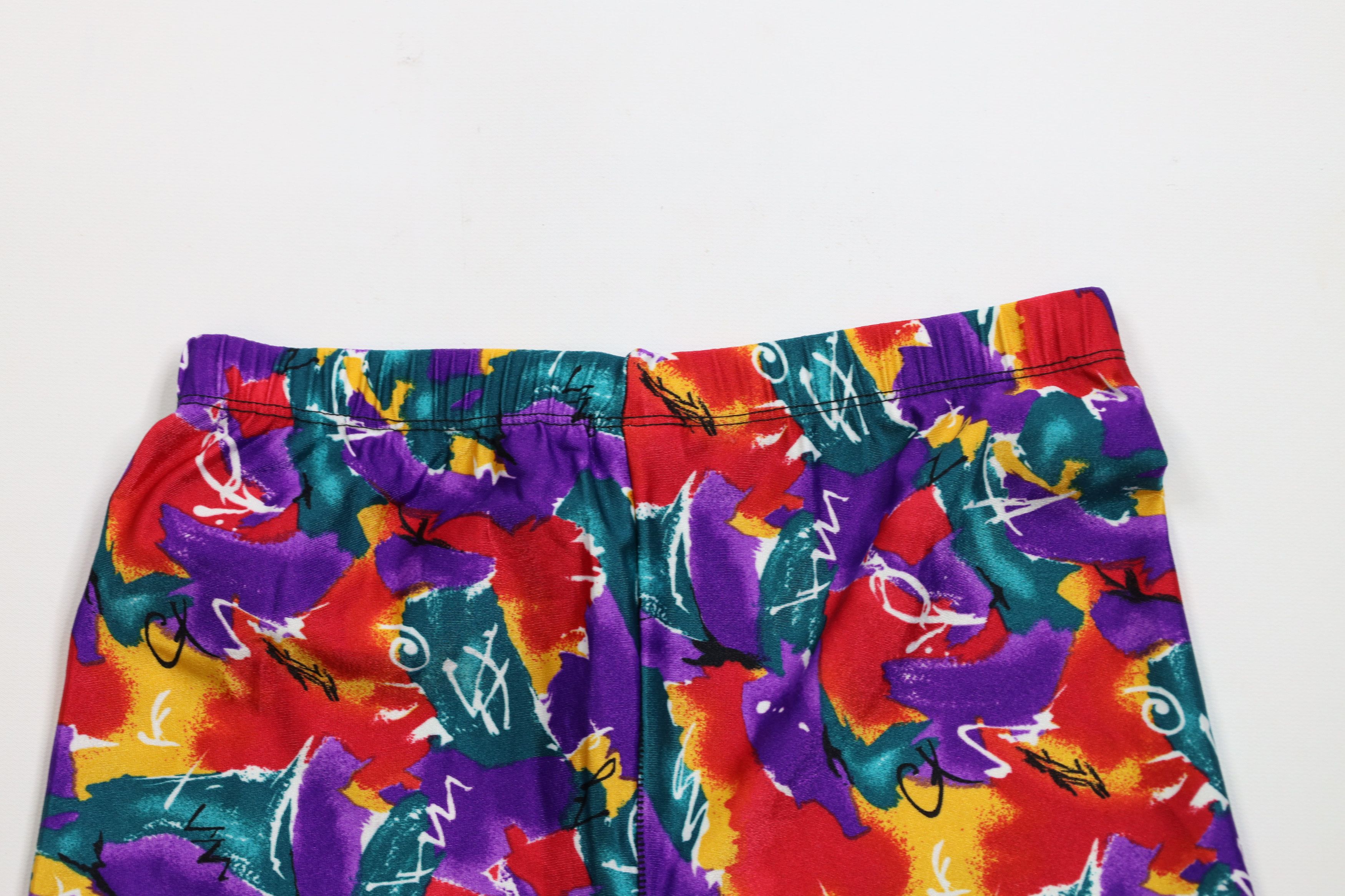 Vintage Vintage 90s Streetwear Rainbow Spandex Half Tights Shorts Size 24" / US 00 / IT 34 - 8 Thumbnail