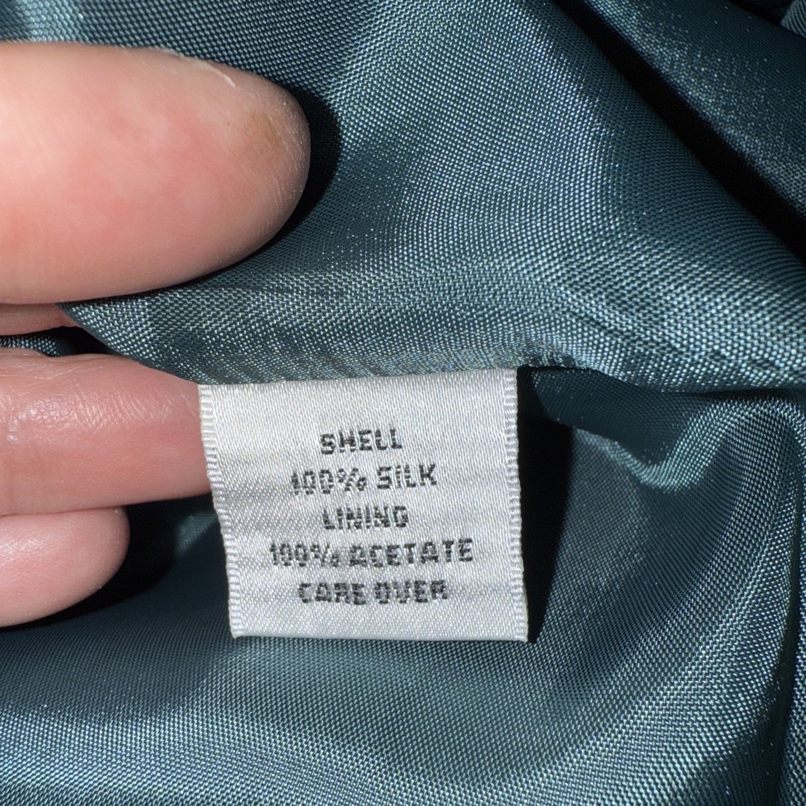 Other VTG DEPECHE MODE Turquoise 100% Silk Baby Doll Sequin Y2K Size M / US 6-8 / IT 42-44 - 8 Thumbnail