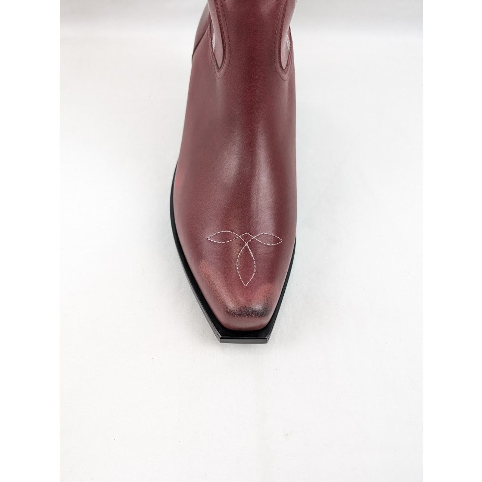 Enfants Riches Deprimes o1rshd1 Swiss Cowboy Boots Cow Glazed in Vintage Red/Cream Size US 12 / EU 45 - 5 Thumbnail