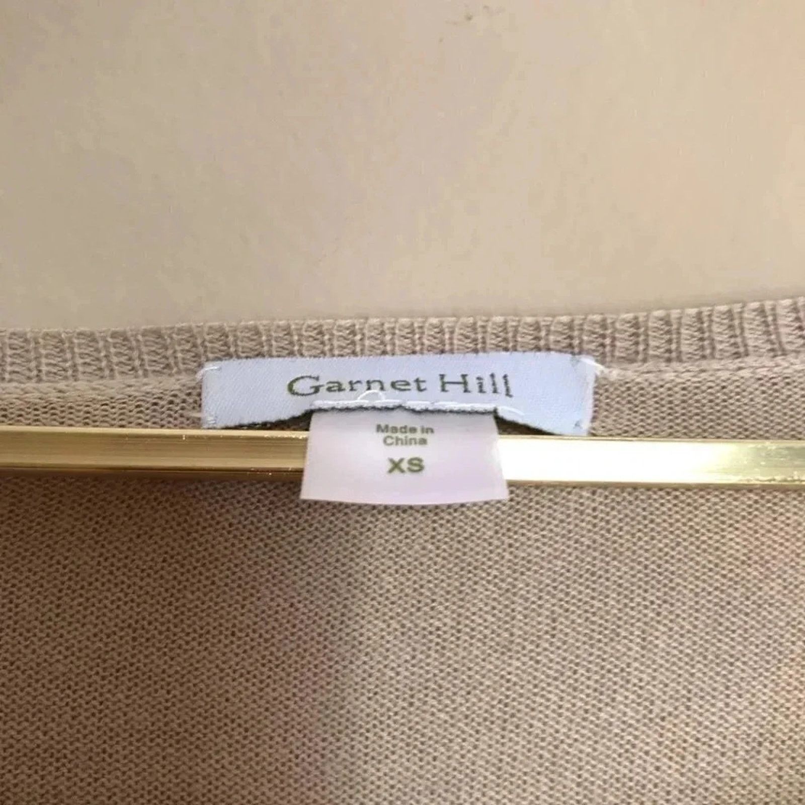 Other Garnet Hill Striped Pullover Sweater Yellow Tan Size XS Size XS / US 0-2 / IT 36-38 - 3 Thumbnail