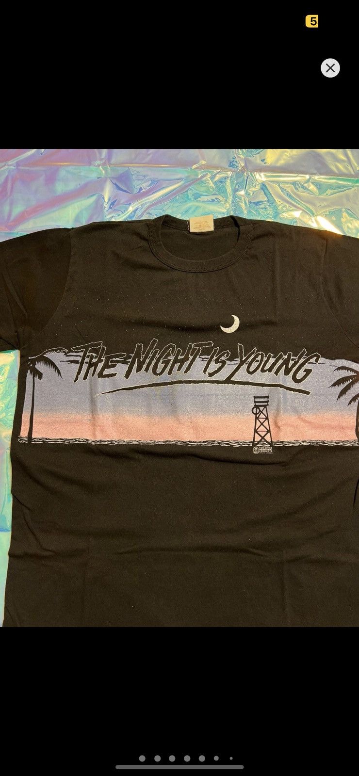 Vintage ***FINAL DROP***RARE 80s “THE NIGHT IS YOUNG SCHOONERS” XL Size US XL / EU 56 / 4 - 1 Thumbnail