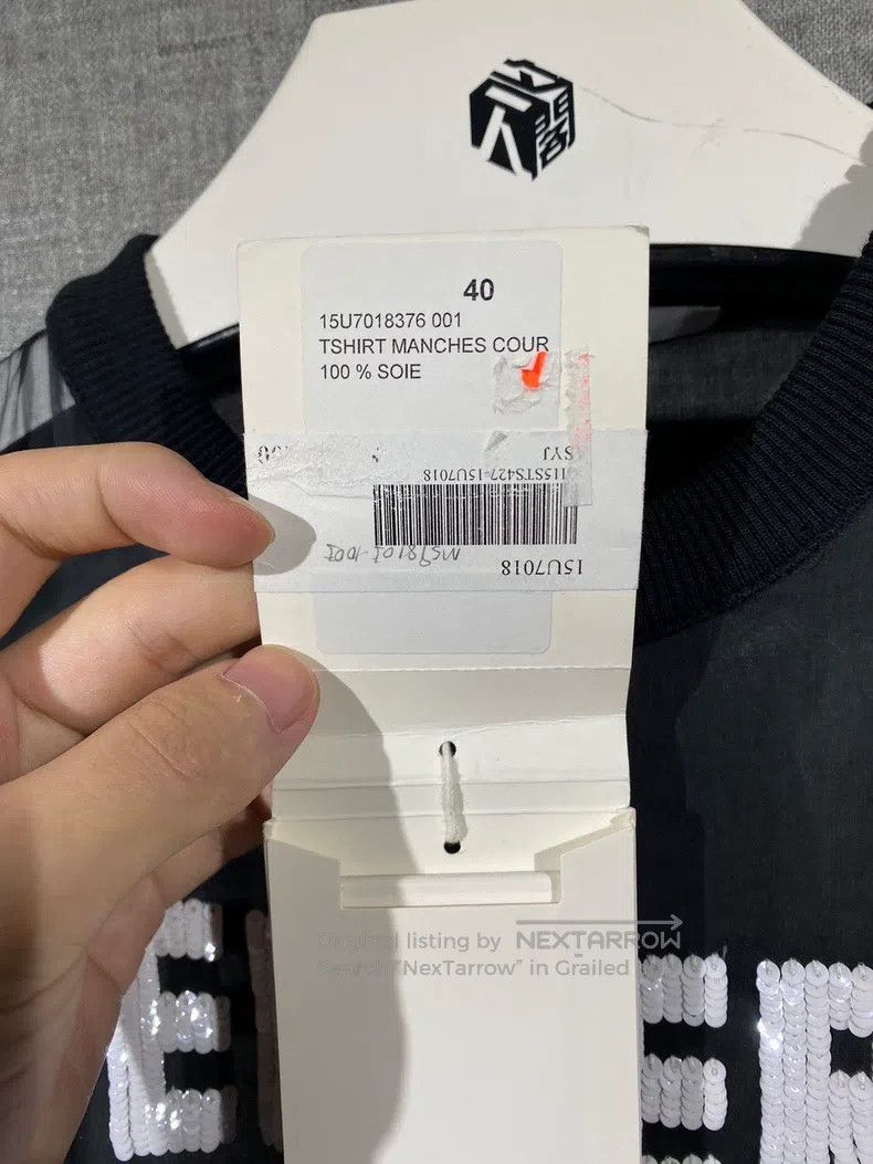 Givenchy Givenchy Size40 Mesh long-sleeve T-shirt Size US M / EU 48-50 / 2 - 6 Thumbnail
