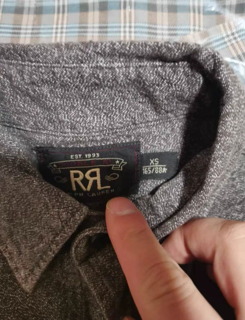 RRL Ralph Lauren RRL Ralph Lauren Dice Pepper Salt Shirt Size US XS / EU 42 / 0 - 2 Thumbnail