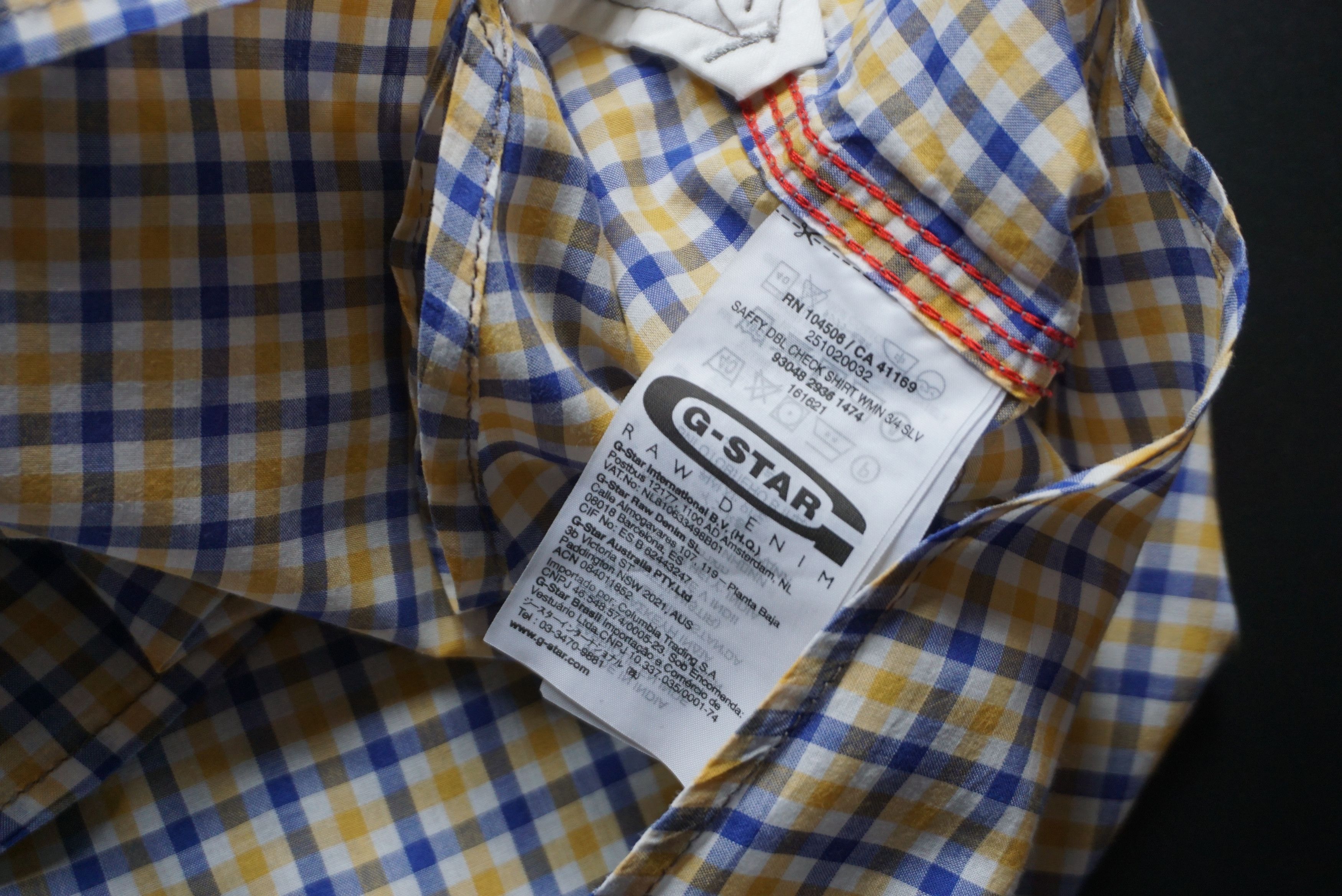 G-Star G-Star Raw checked shirt M 6/8 casual blouse relaxed Size M / US 6-8 / IT 42-44 - 11 Thumbnail