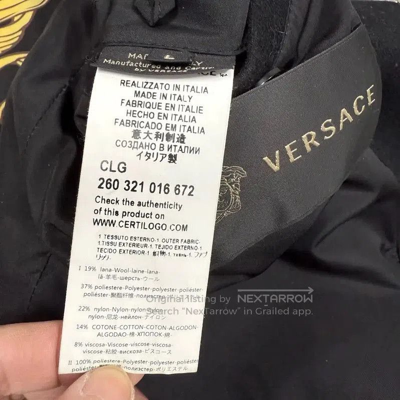 Versace Versace Black Leather Bomber Jacket for Men . Size US L / EU 52-54 / 3 - 4 Thumbnail