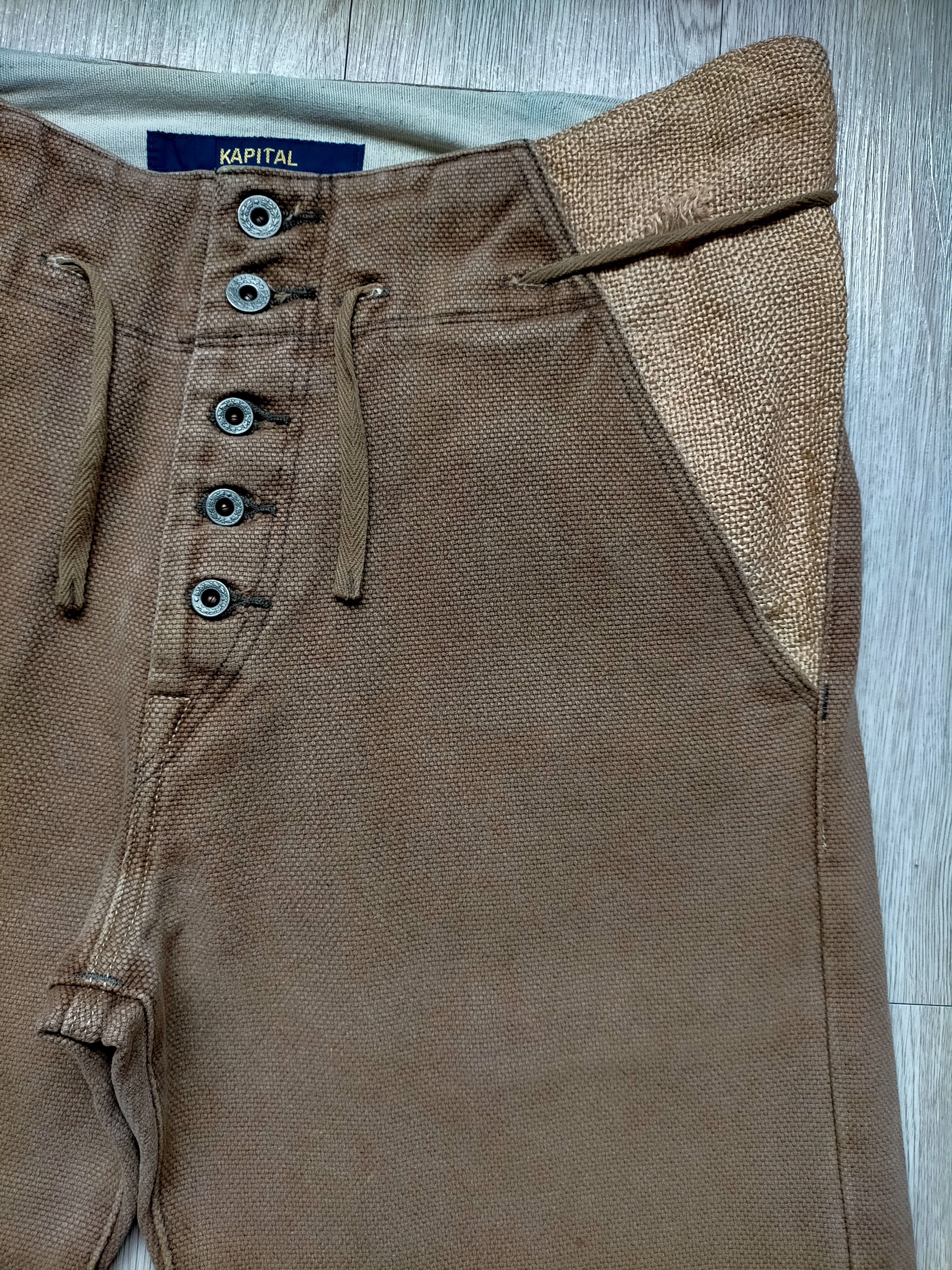 Kapital Kapital Made in japan Loose Wide Leg Button Fly Pants Size US 36 / EU 52 - 7 Thumbnail